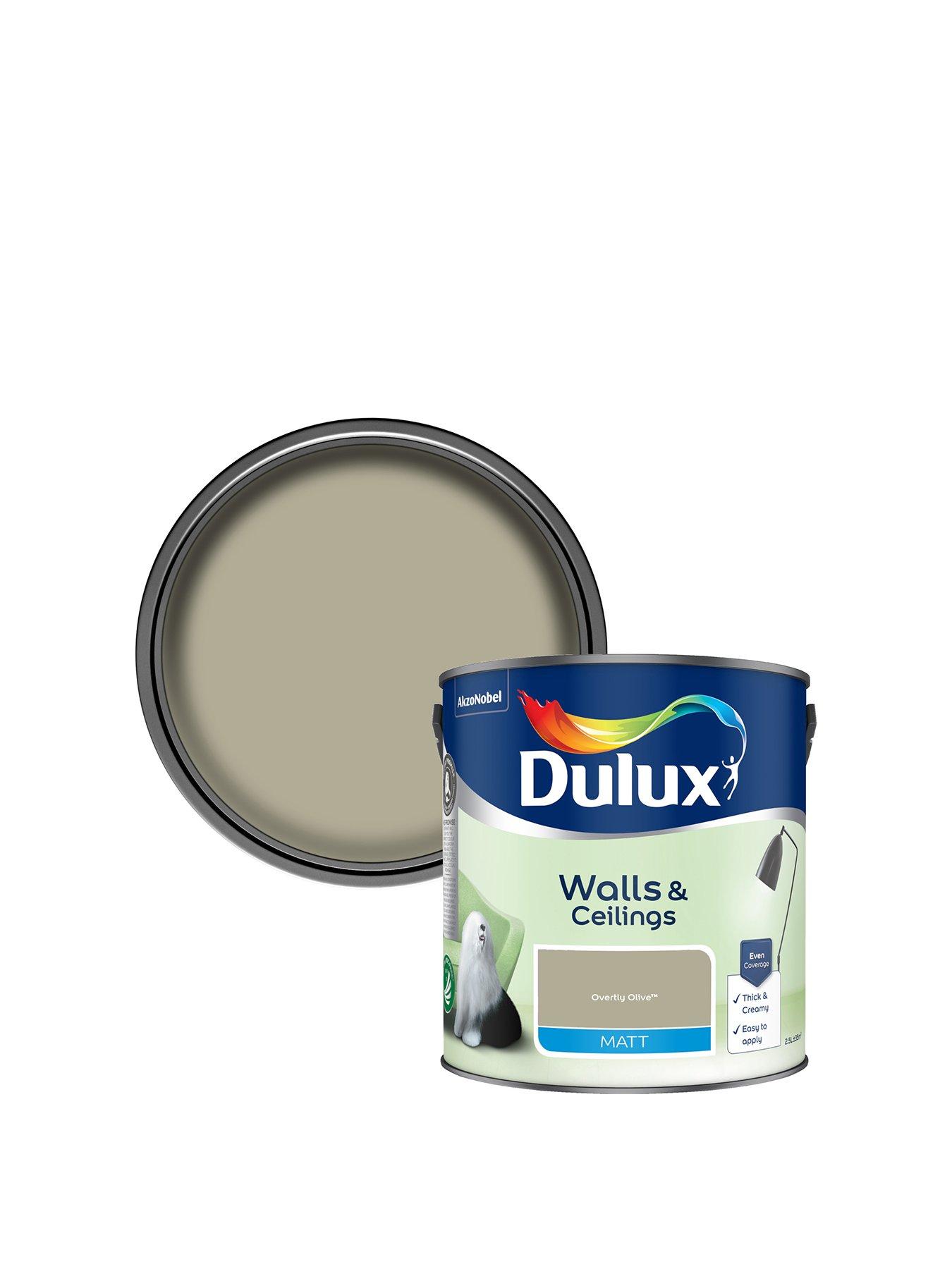 Image 2 of 7 of Dulux Matt Overtly Olive 2.5l