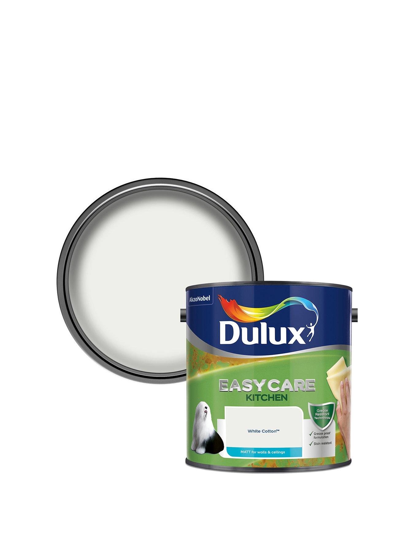 Dulux Easycare Kitchen Matt White Cotton 2.5l
