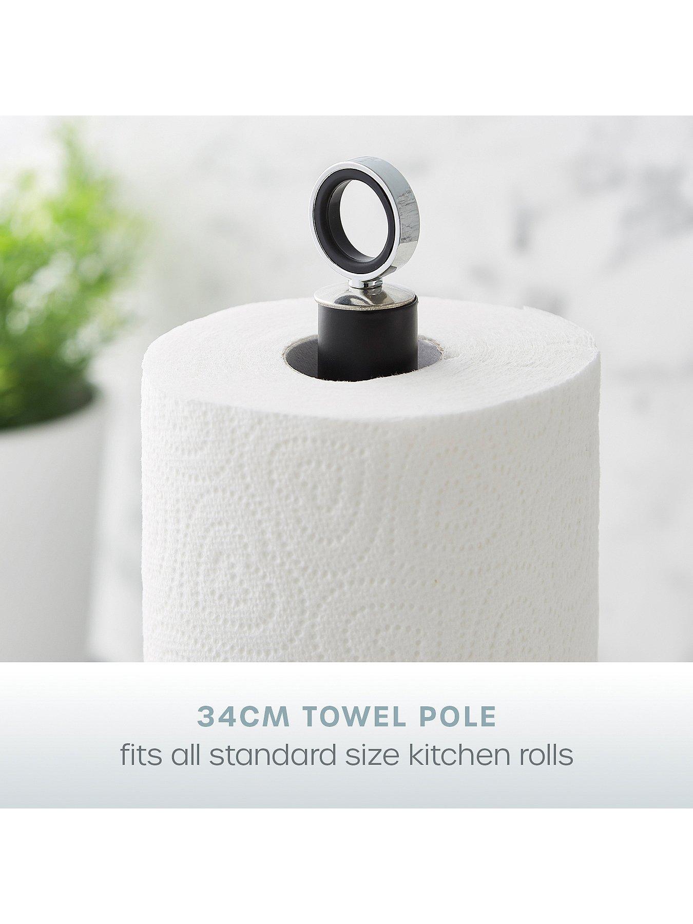Image 4 of 6 of Swan Serenity Towel Pole and Mug Tree Set, Black