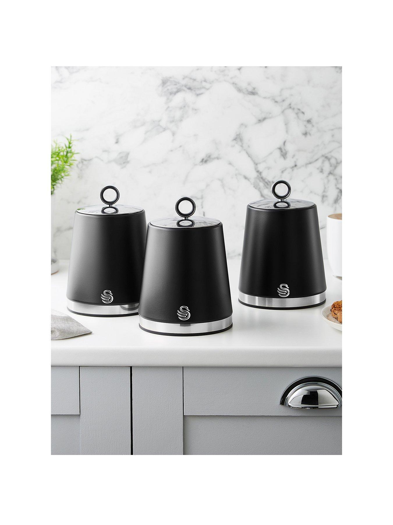 Image 1 of 6 of Swan Serenity Set Of 3 Canisters