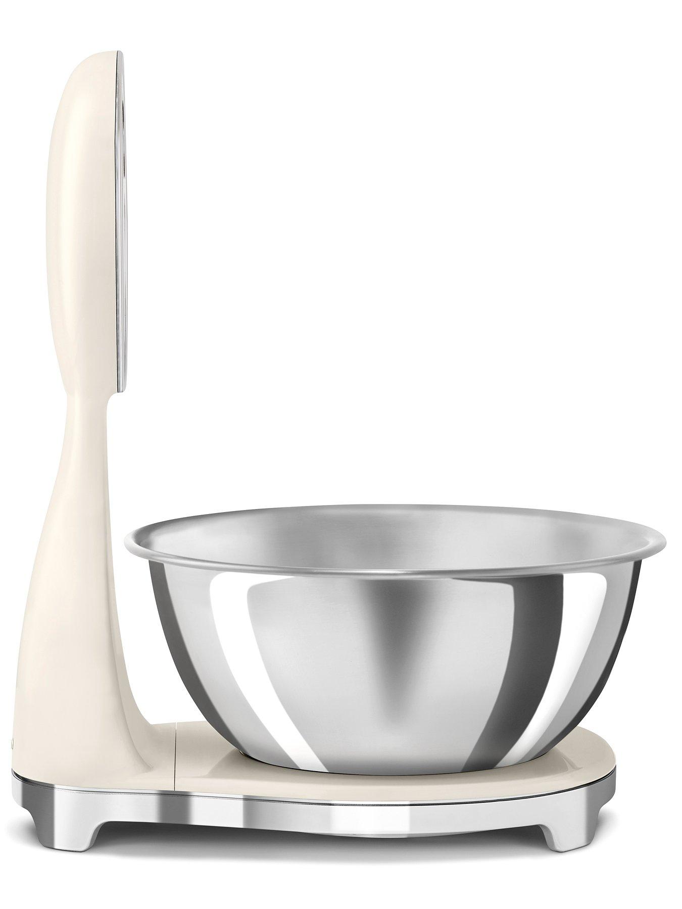 Image 3 of 5 of Smeg Digital Kitchen Scales with Removeable Bowl, Cream