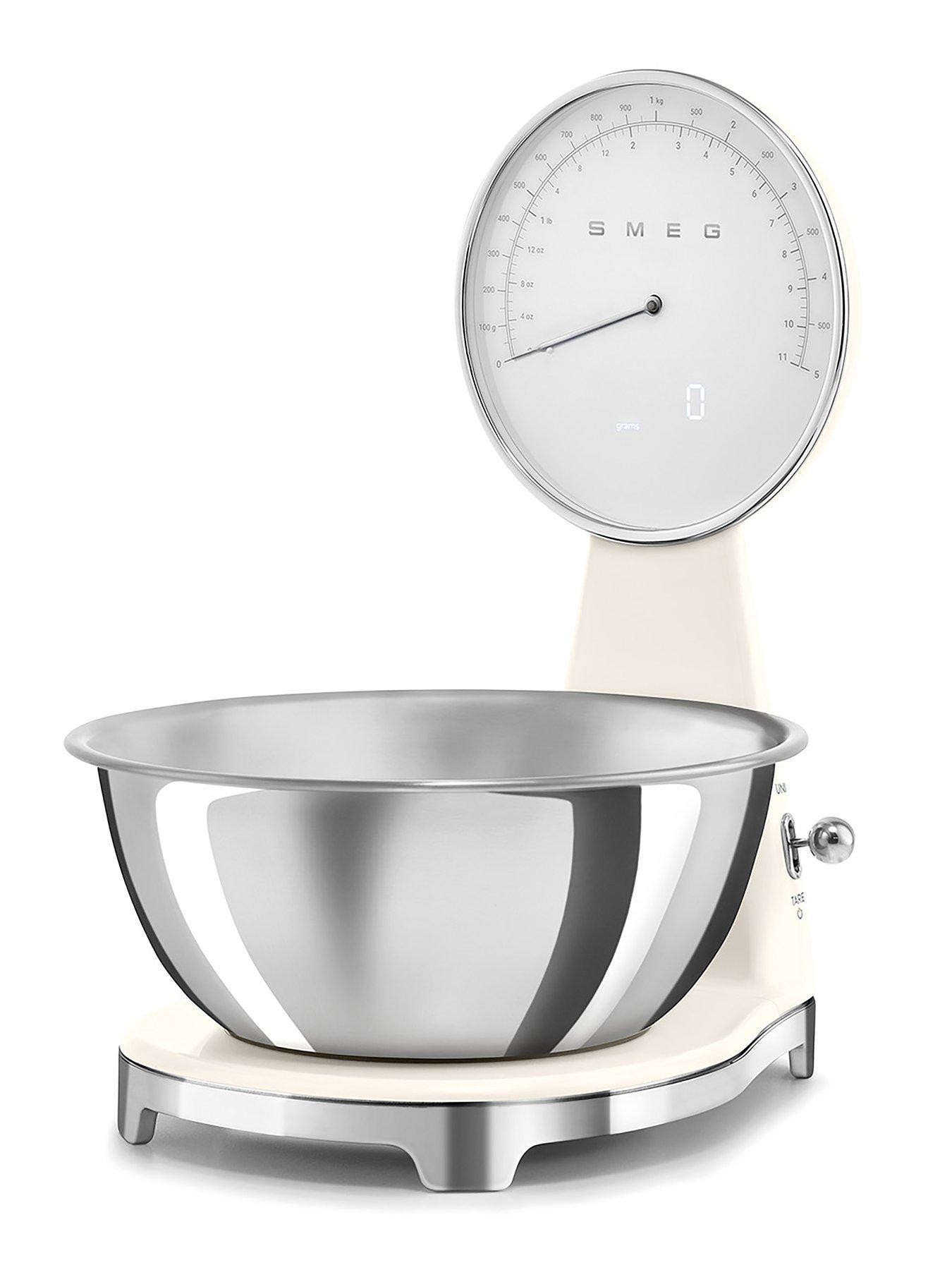 Image 4 of 5 of Smeg Digital Kitchen Scales with Removeable Bowl, Cream