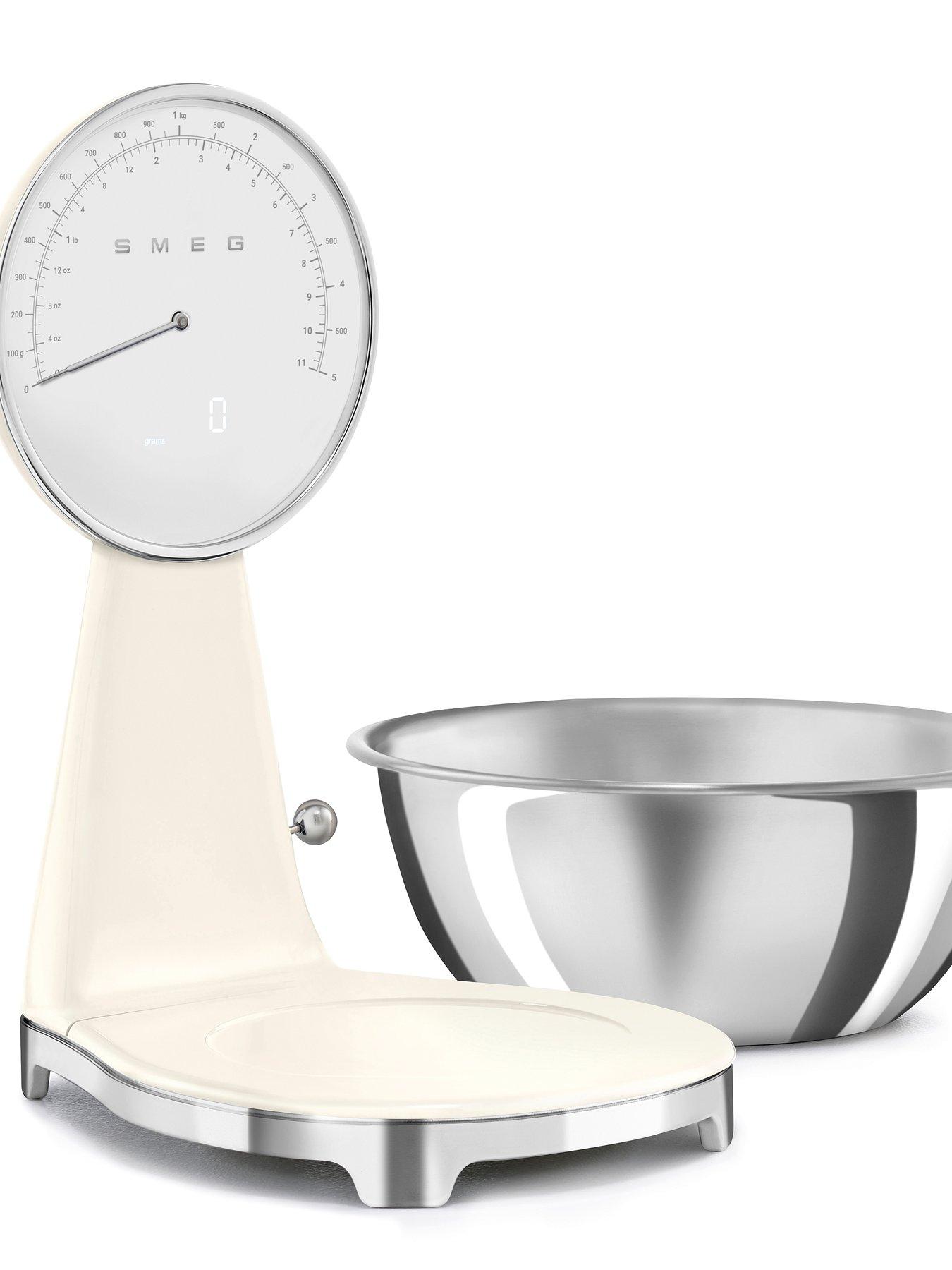 Image 5 of 5 of Smeg Digital Kitchen Scales with Removeable Bowl, Cream