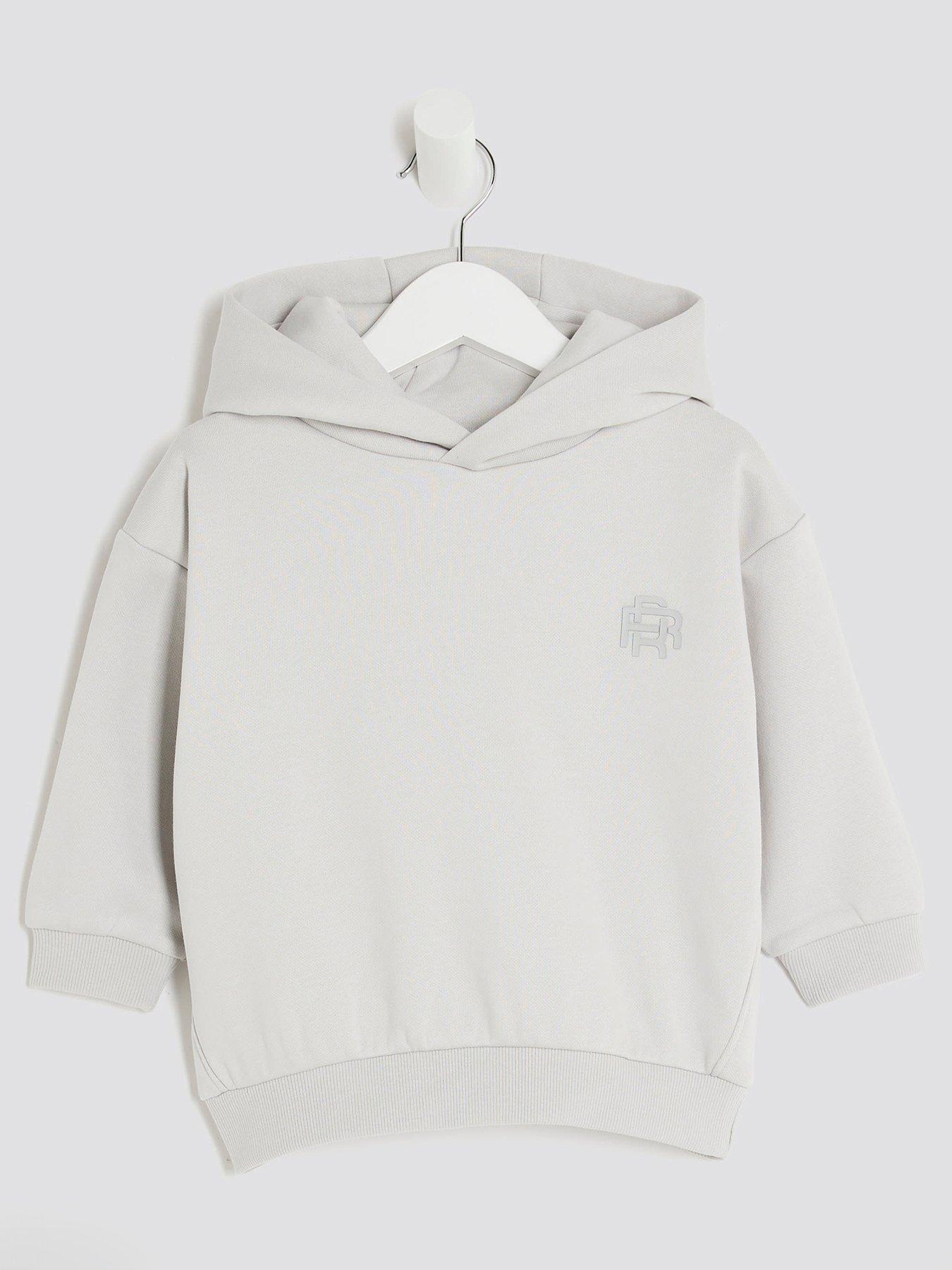 River Island Mini Boys Essentials Hoodie - Grey