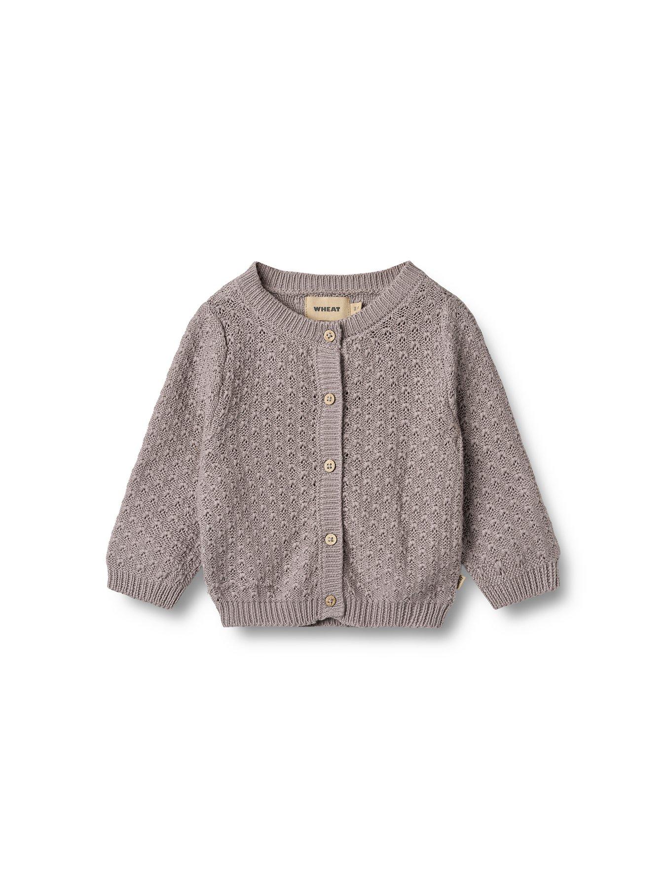 Wheat Baby Girls Magnella Knitted Cardigan - Purple