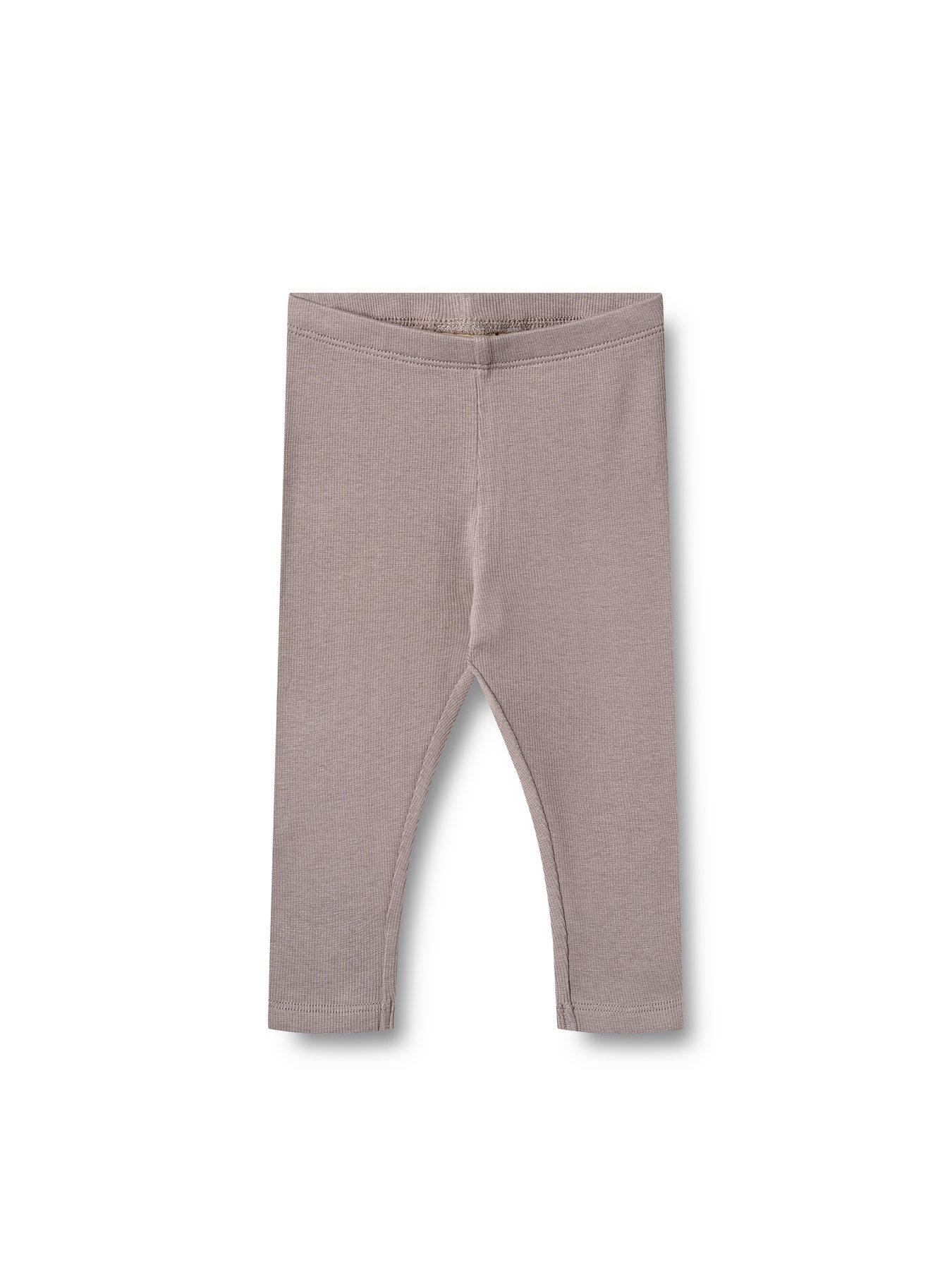 Image 1 of 2 of Wheat Baby Girls Maddy Ribbed Leggings - Purple
