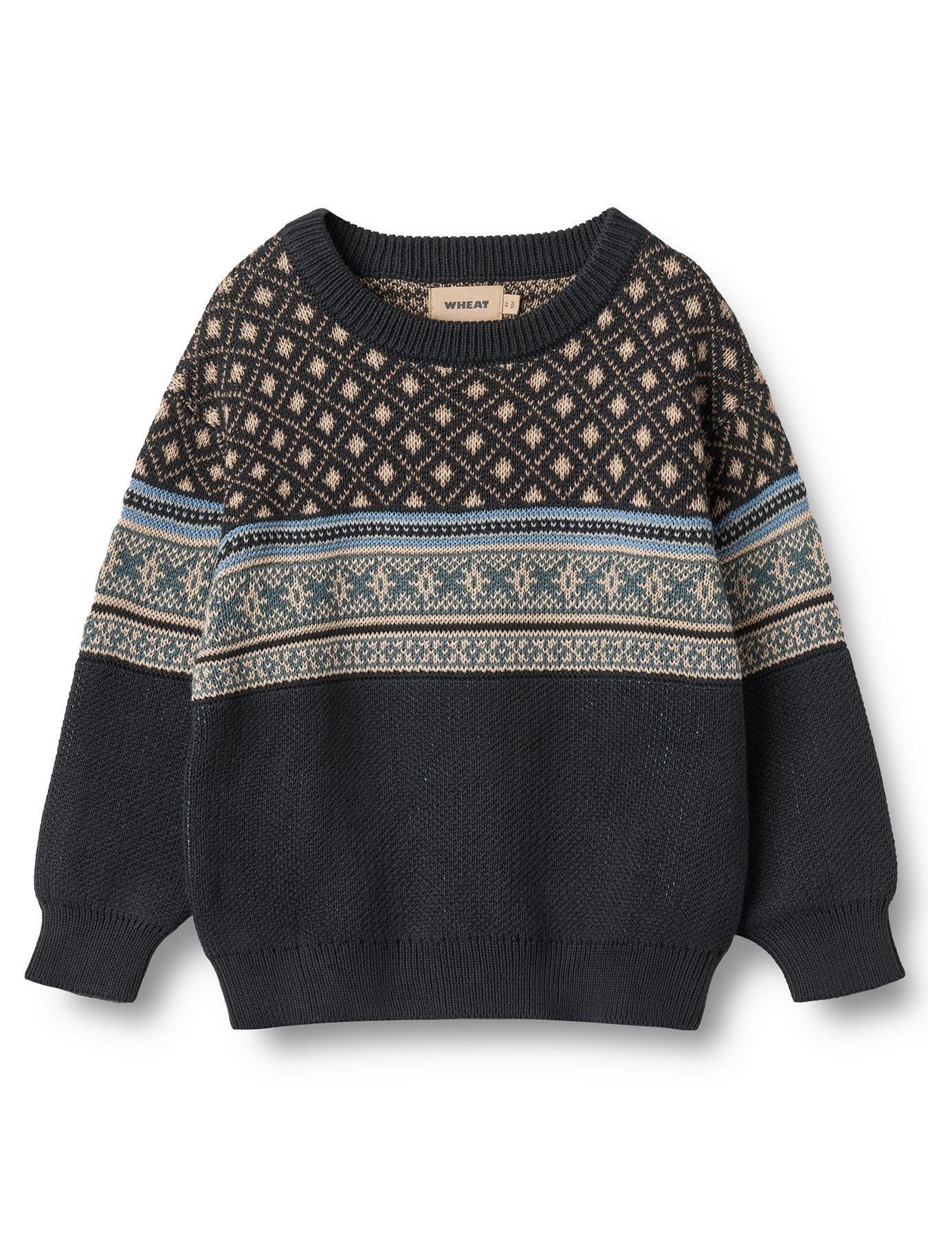 Wheat Boys Julius Knitted Jumper - Navy