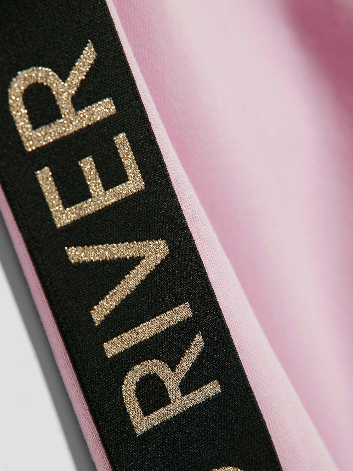 Image 3 of 4 of River Island Older Girls Hooded Sweat Set - Pink