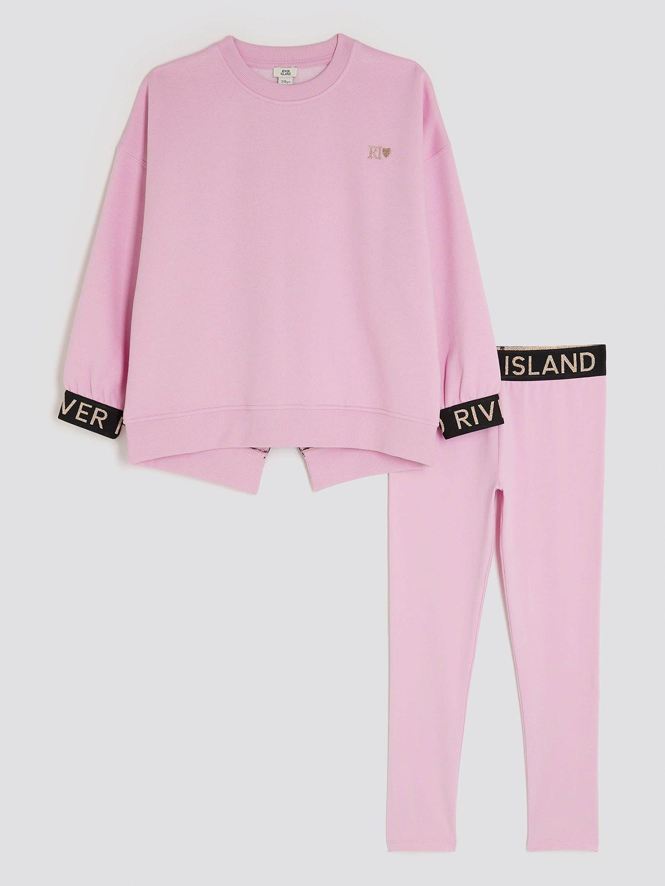 Pink Tracksuit Womens Tracksuits River Island River Island Pink - Main Image