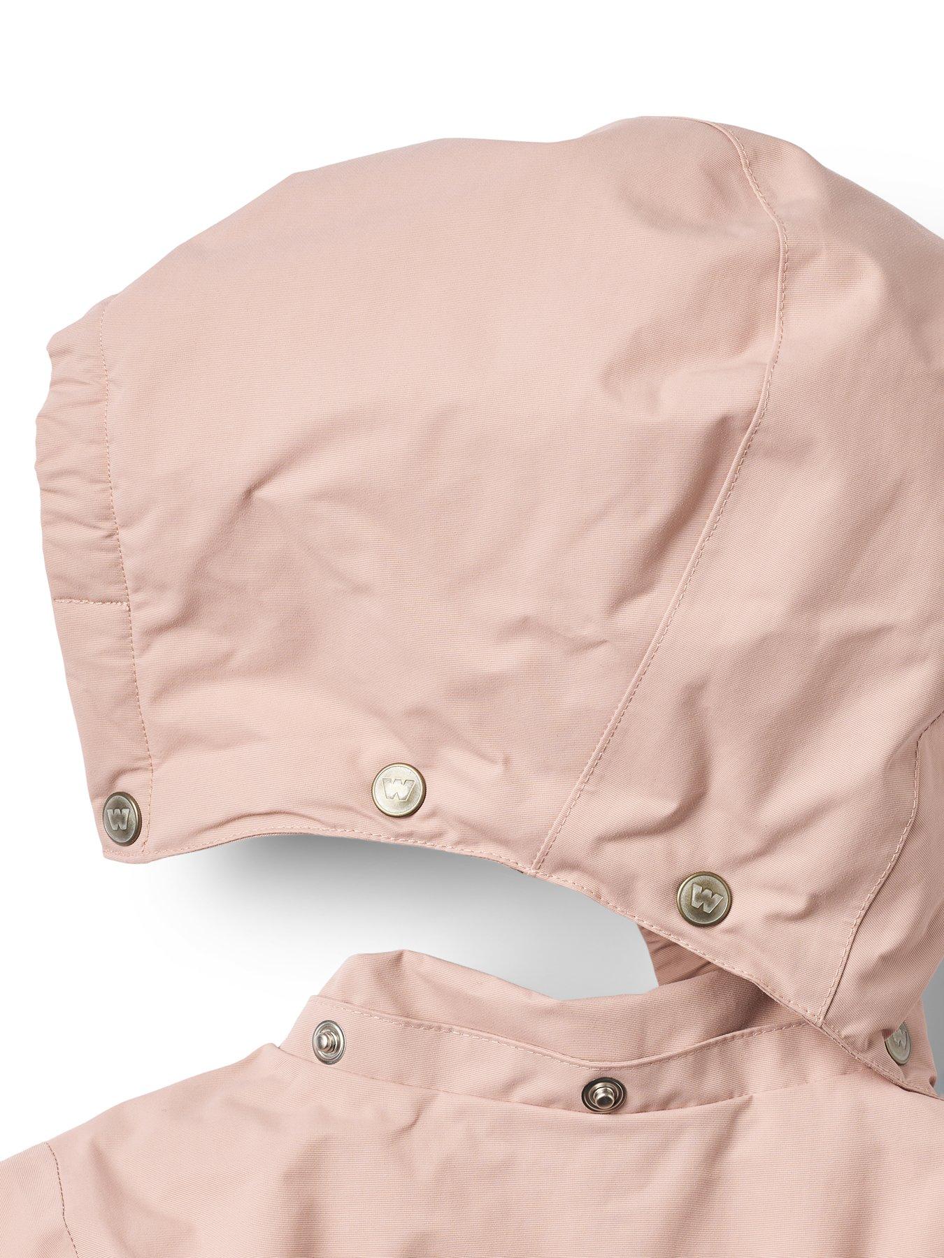 Image 4 of 4 of Wheat Baby Girls Hooded Sille Jacket - Pink