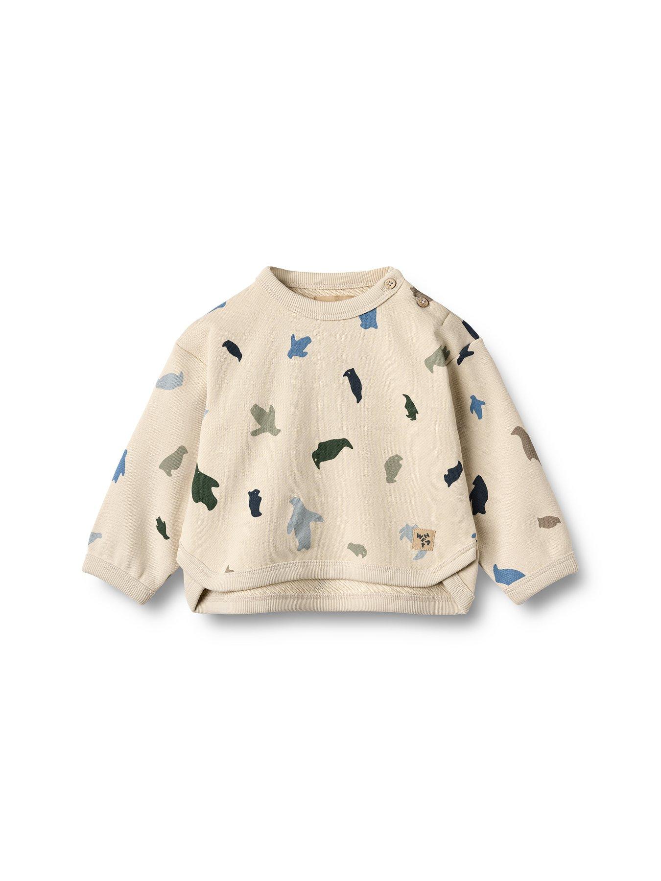 Wheat Baby Boys Emery Sweatshirt - Off White