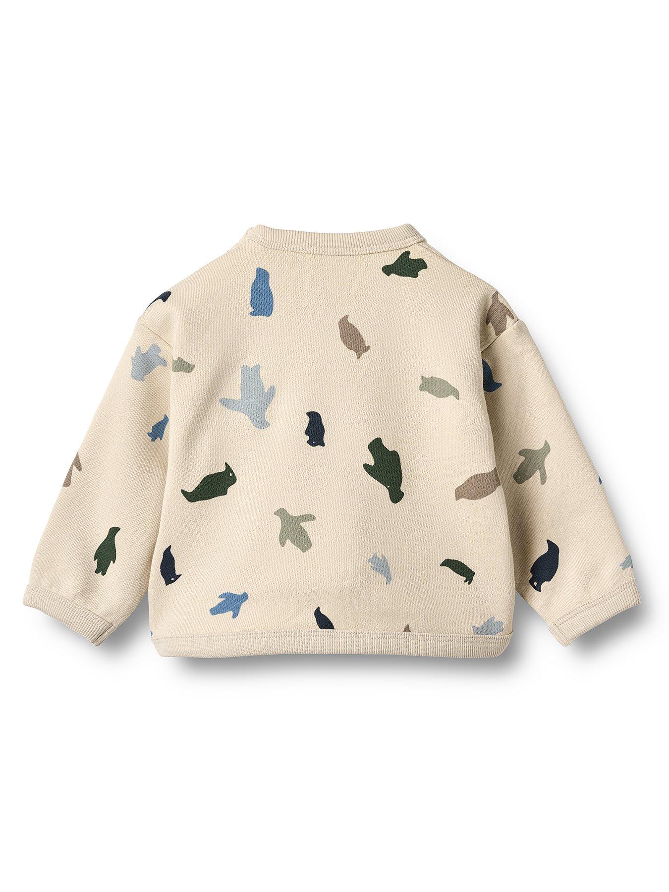 Image 2 of 2 of Wheat Baby Boys Emery Sweatshirt - Off White