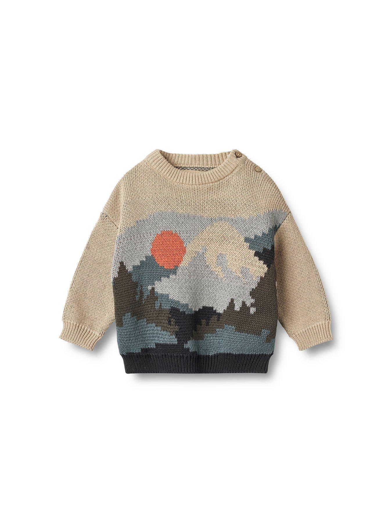 Wheat Baby Boys William Knitted Jumper - Beige
