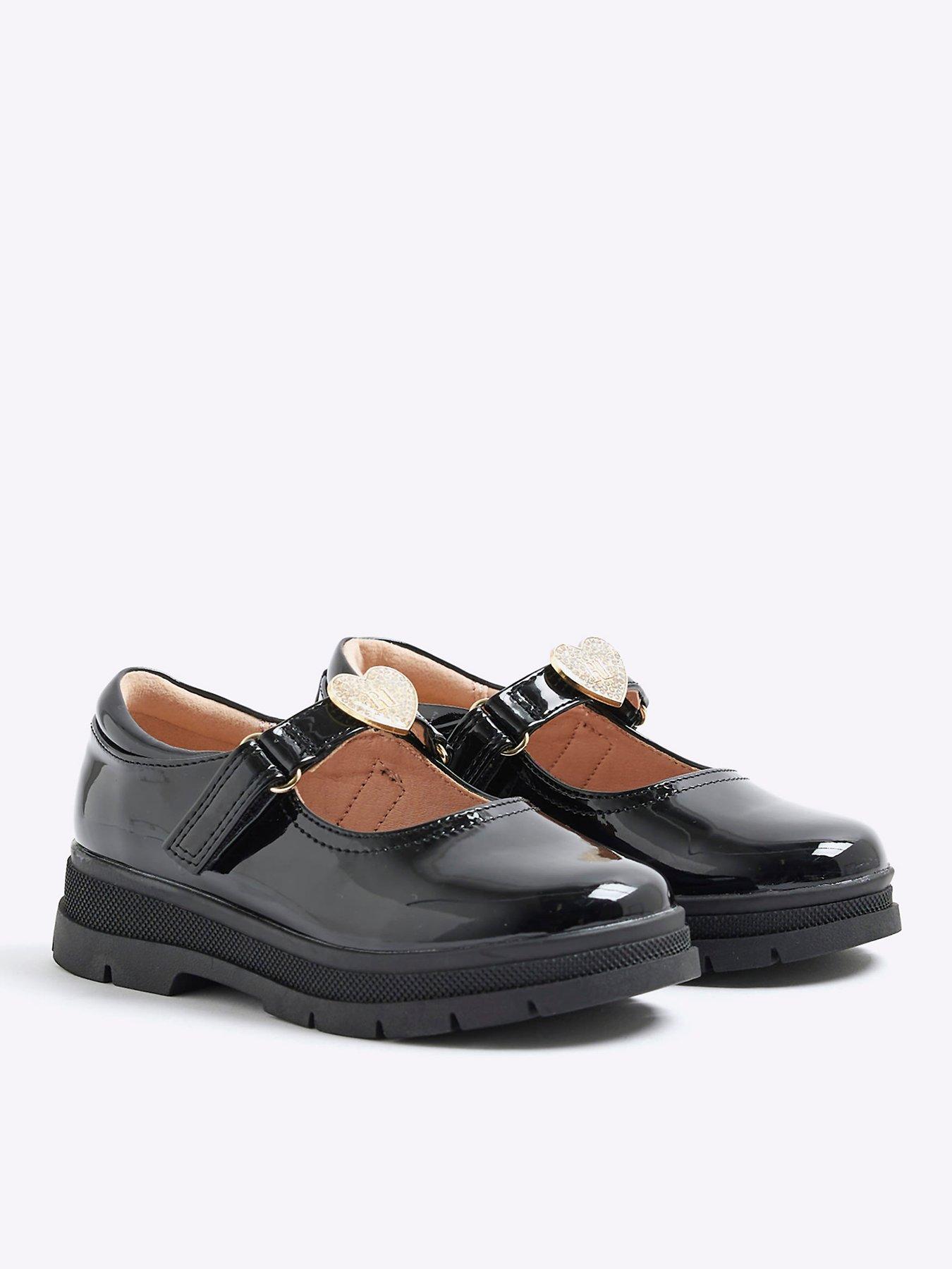 River Island Mini Girls Interchangeable Strap Shoes Black Very