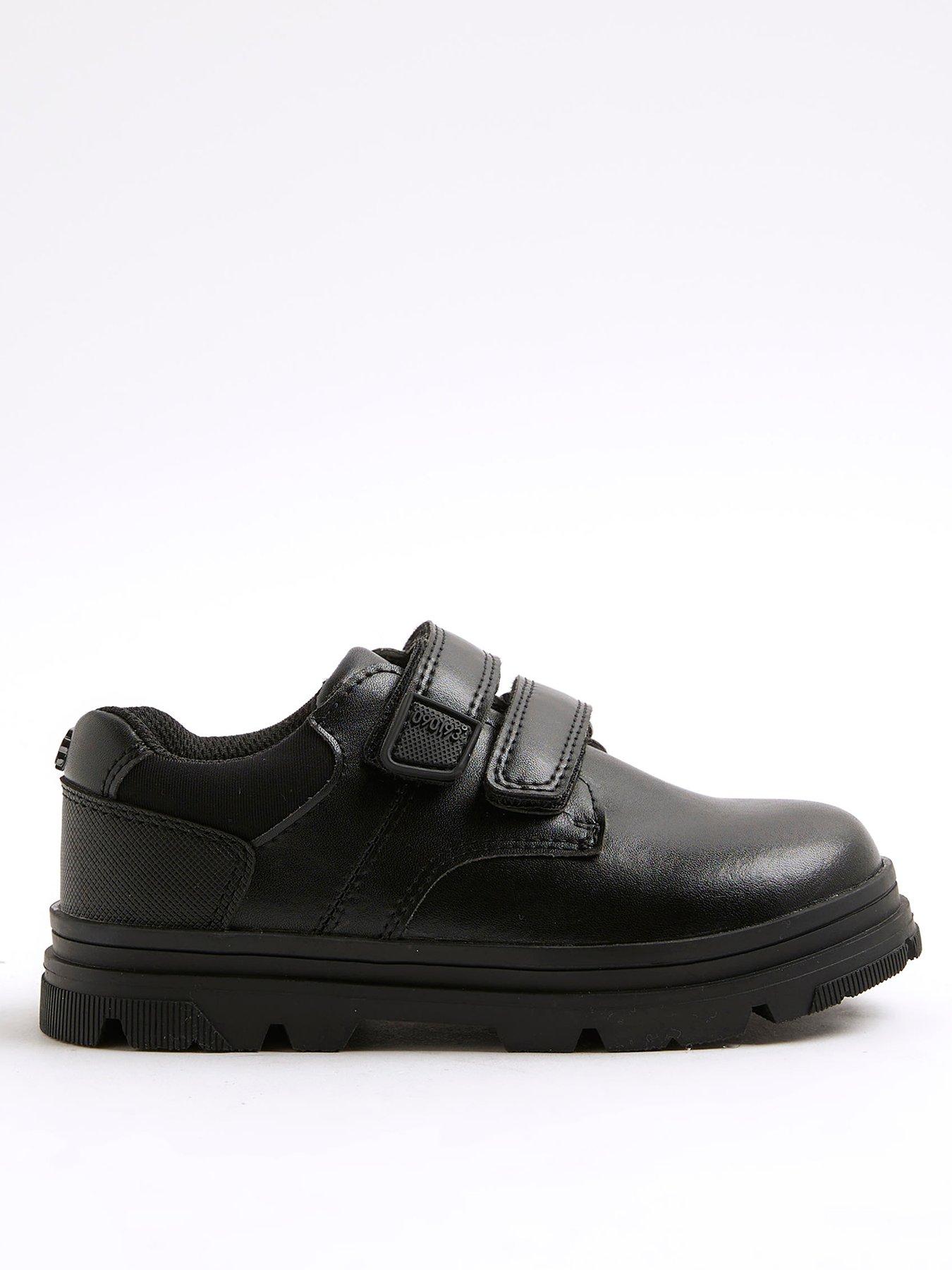 undefined Older Boys Velcro Strap Shoes - Black