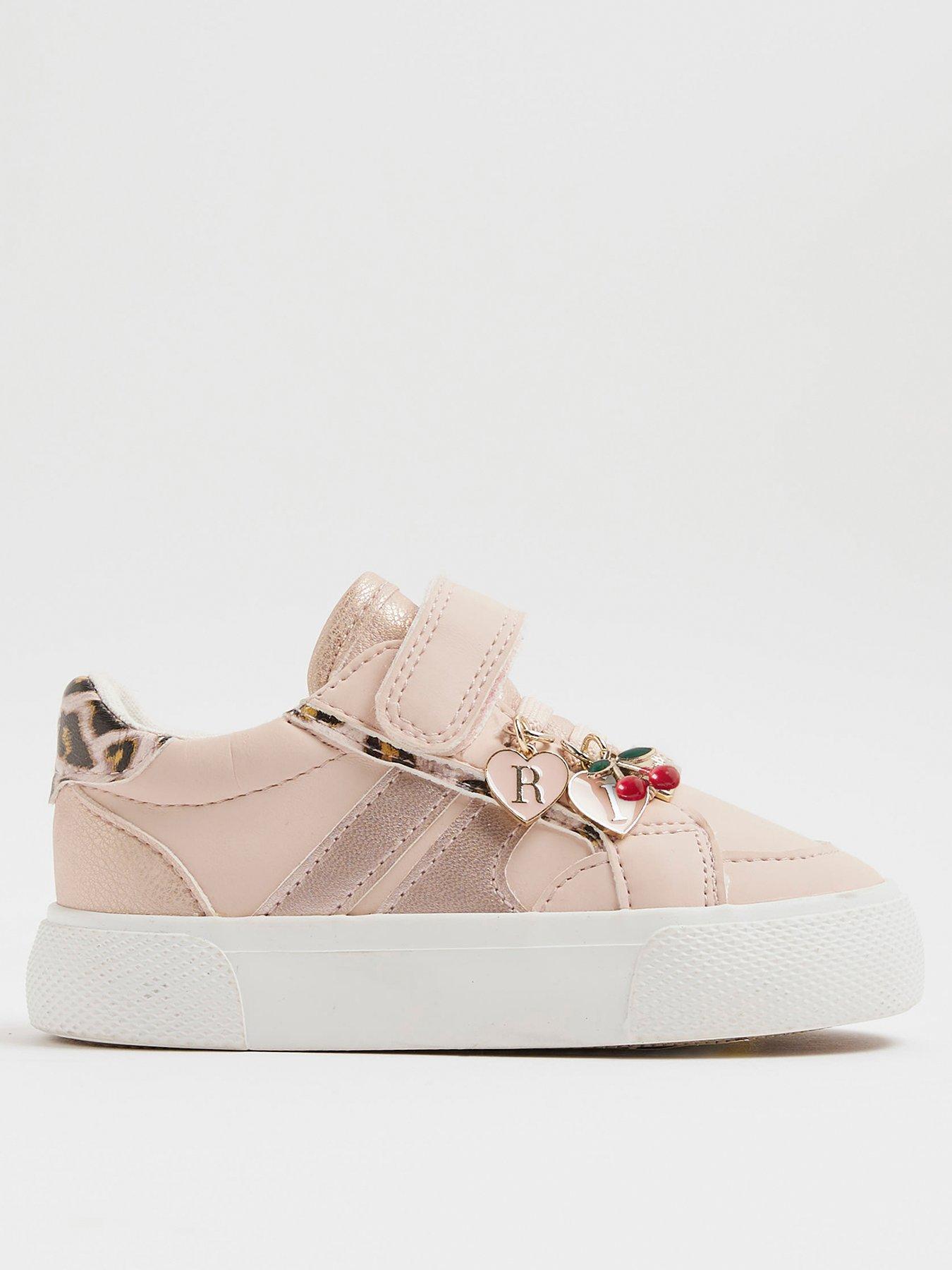 undefined Mini Girls Leopard Plim Shoes - Pink