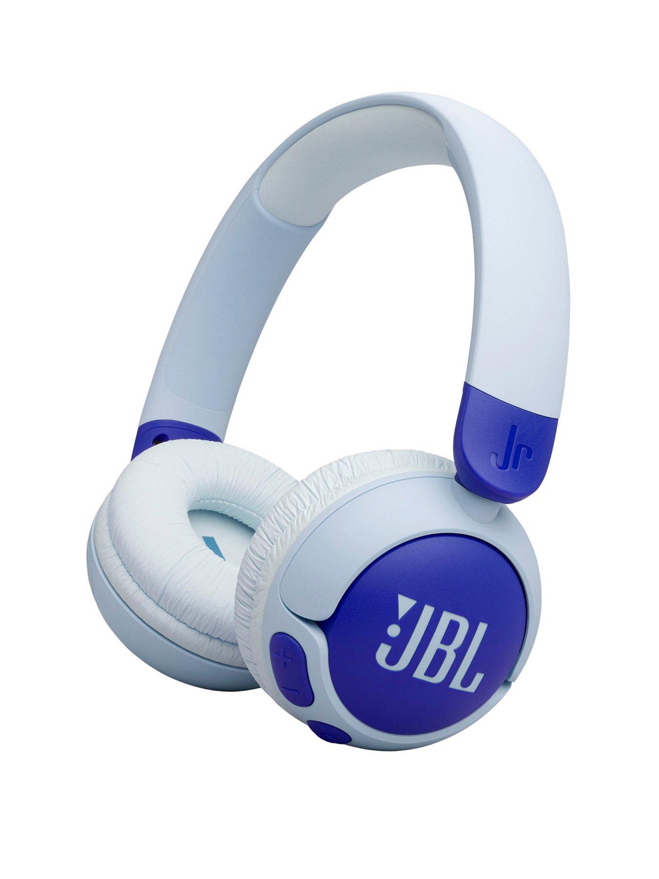 Image of JBL Junior 320BT, Kids wireless on-ear headphones, reduced volume for safe listening, Blue