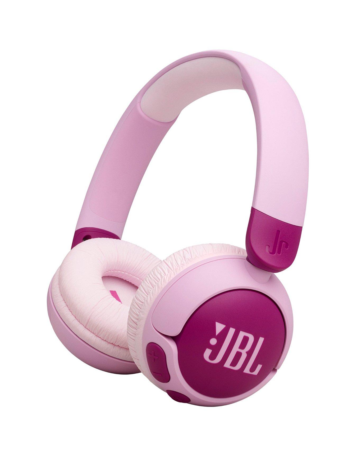 undefined Junior 320BT, Kids wireless on-ear headphones, reduced volume for safe listening, Blue