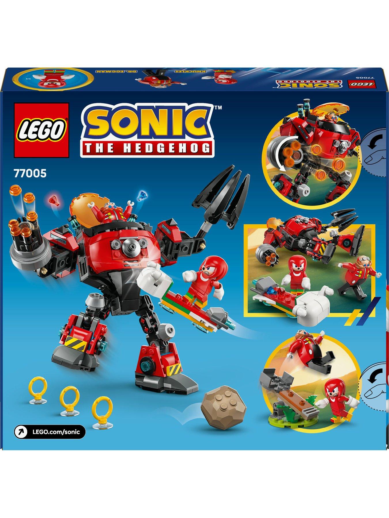 LEGO Sonic Knuckles vs. Dr. Eggman Egg Crusher Mech 77005 | Very