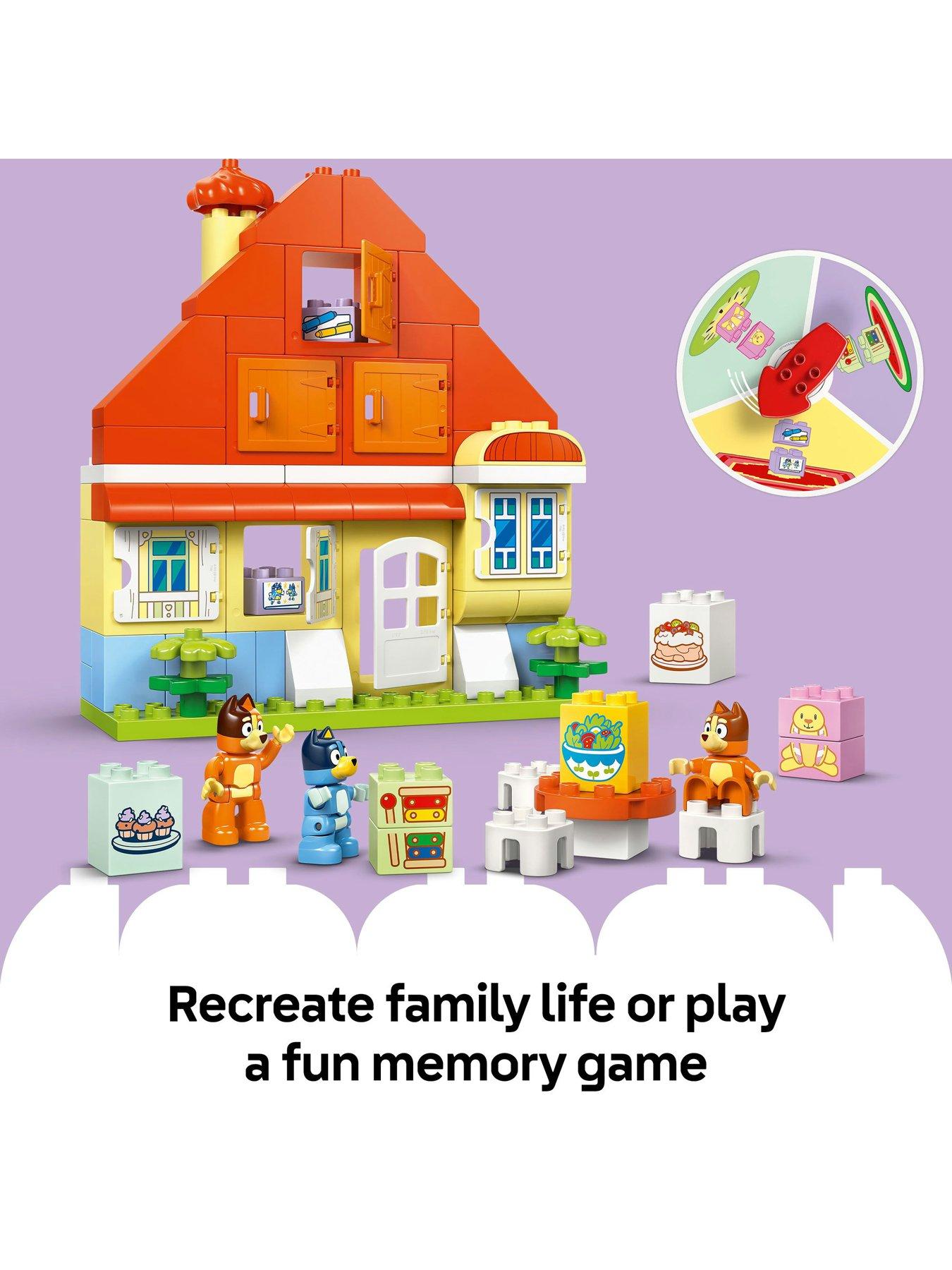 Image 5 of 8 of LEGO Duplo Bluey: Bluey&rsquo;s Family House with Memory Game 10459