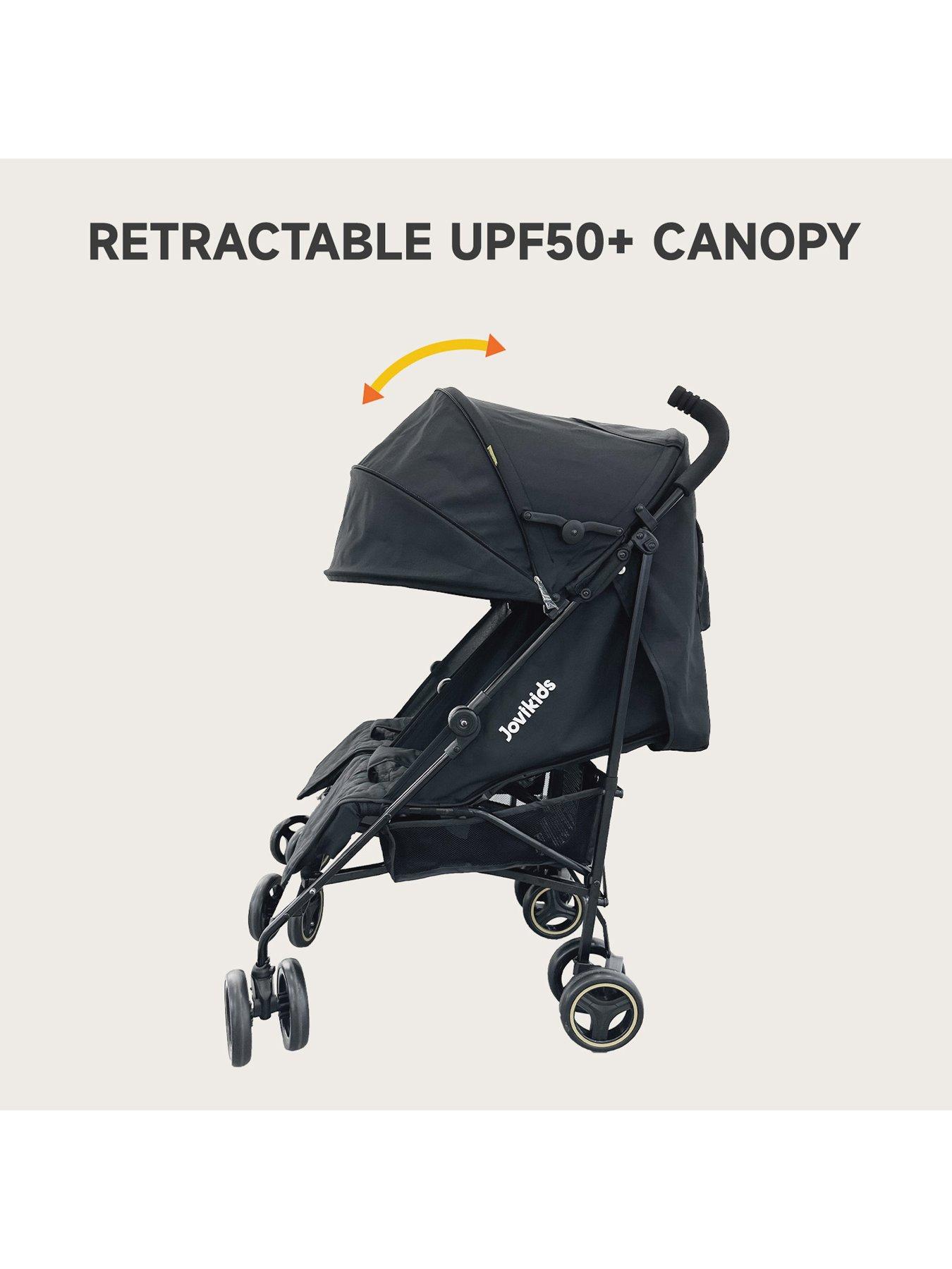 Jovikids Ezra Twin Stroller Shadow Black Very