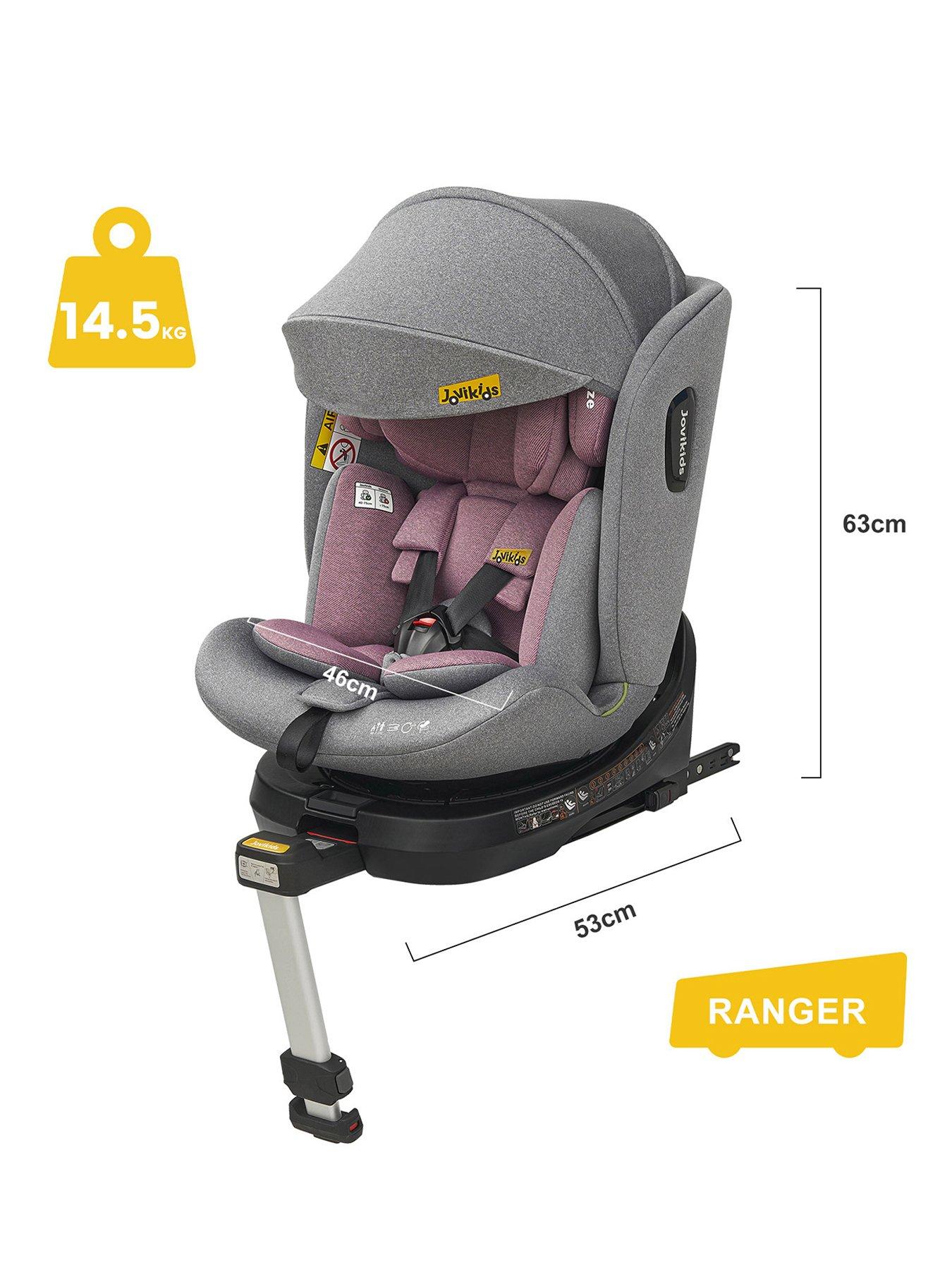 Image 6 of 8 of Jovikids Spin Ranger Car Seat - Pink