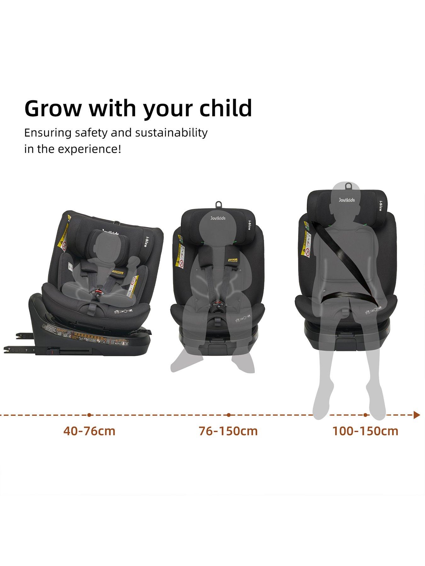 Image 2 of 7 of Jovikids Spin Top Tether Ranger Car Seat - Black