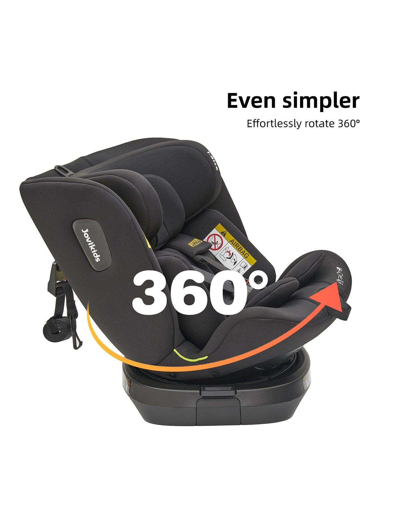 Image 6 of 7 of Jovikids Spin Top Tether Ranger Car Seat - Black