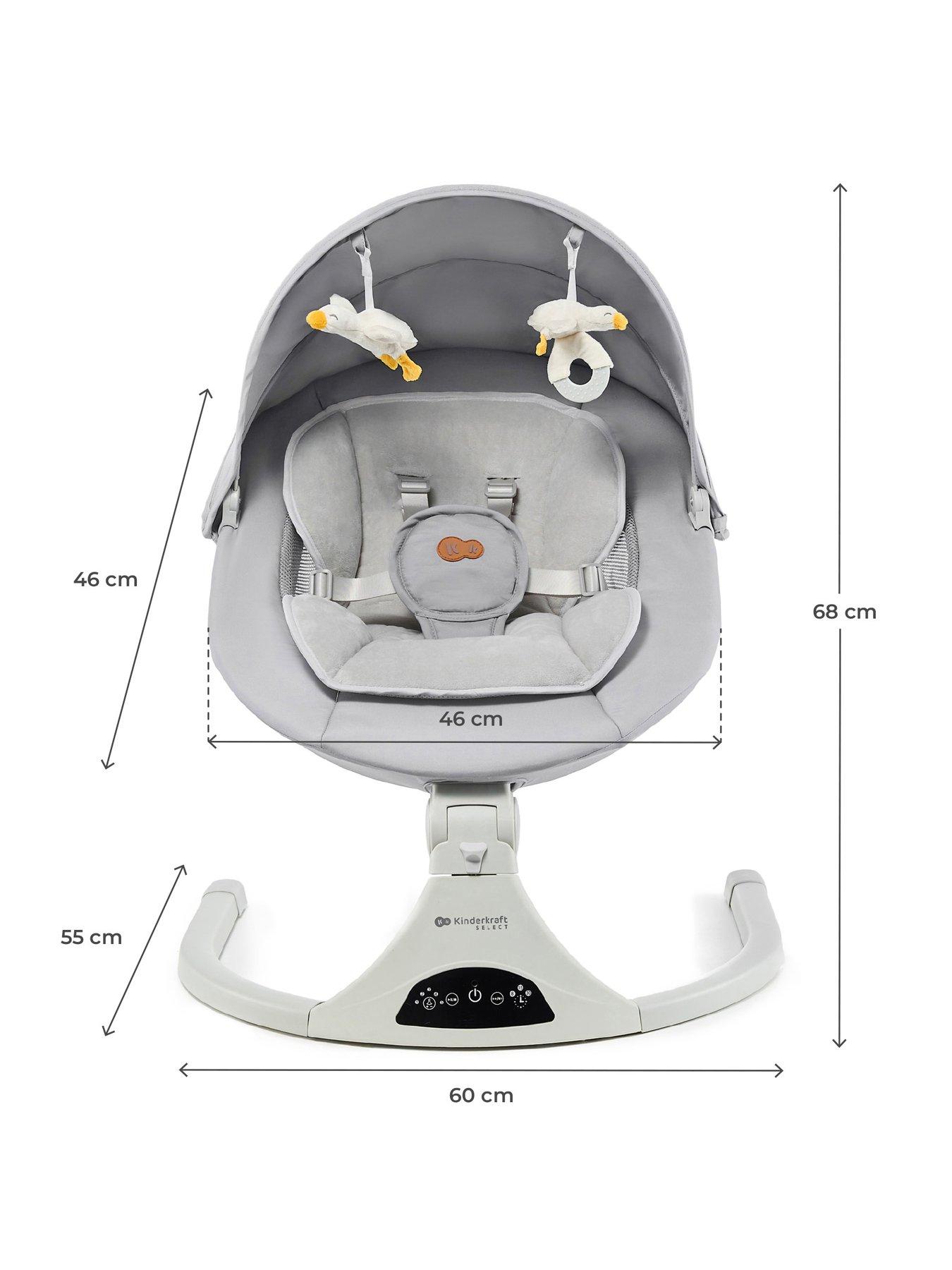 Image 7 of 7 of Kinderkraft Tulsy 2 in 1 Electric Rocker/Bouncer - Grey
