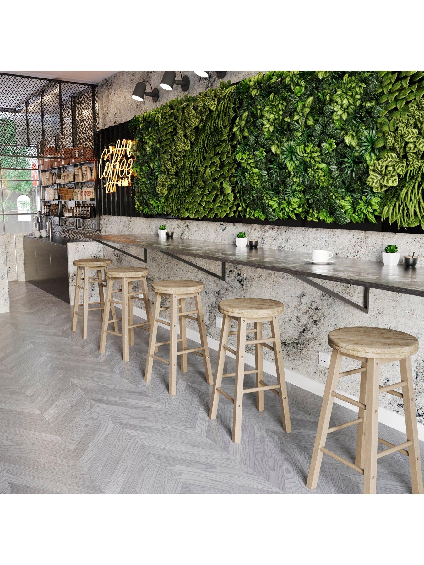 Image 5 of 8 of Vida Designs Chef Vida Wooden Revolving Bar Stool