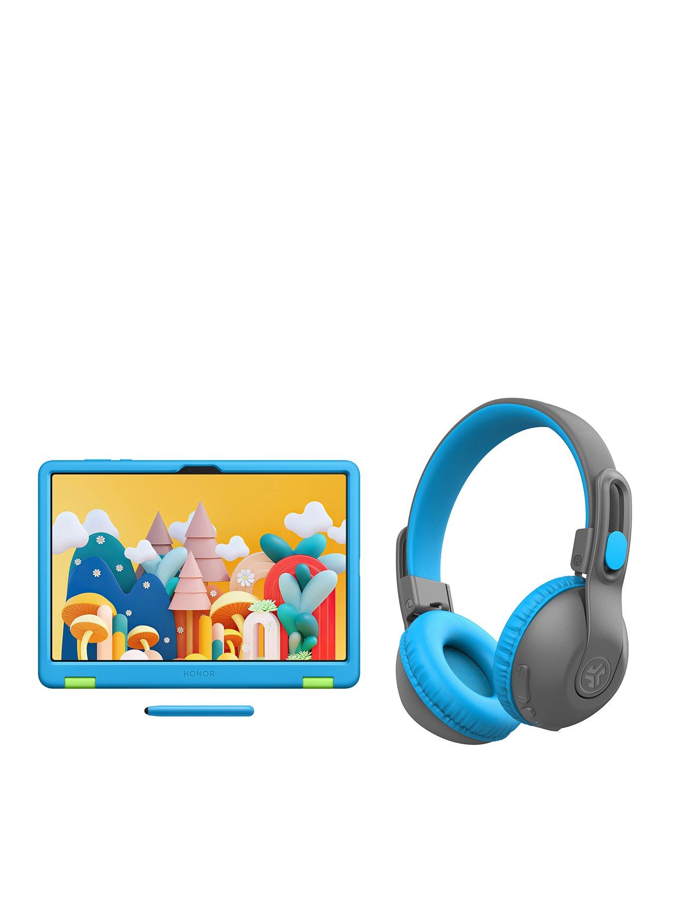 undefined Pad X8a Kids Edition 4/128GB with JBUDDIES Children's On-ear Headphones Blue/Grey