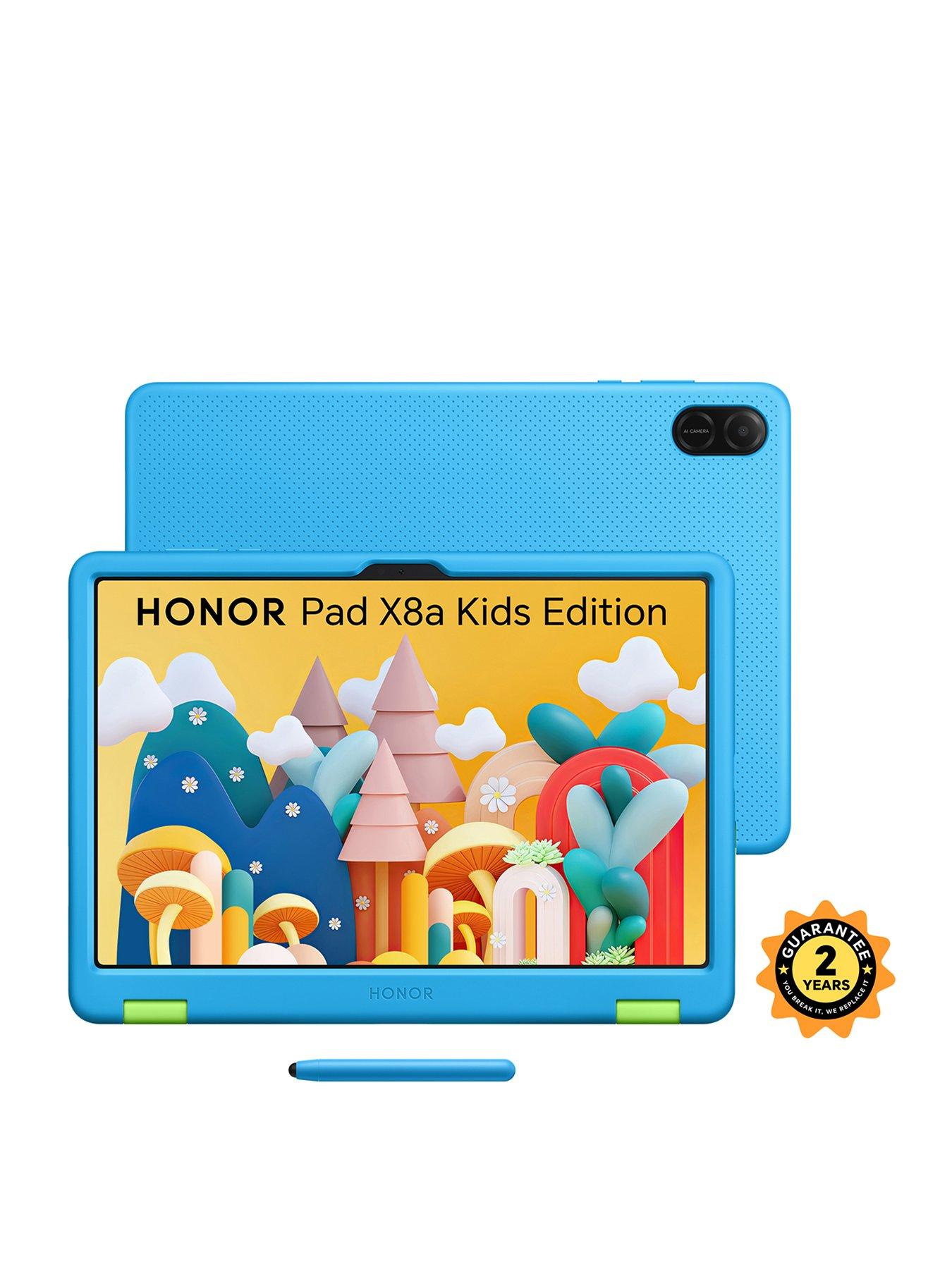 Image 2 of 7 of Honor Pad X8a Kids Edition 4/128GB with JBUDDIES Children's On-ear Headphones Blue/Grey
