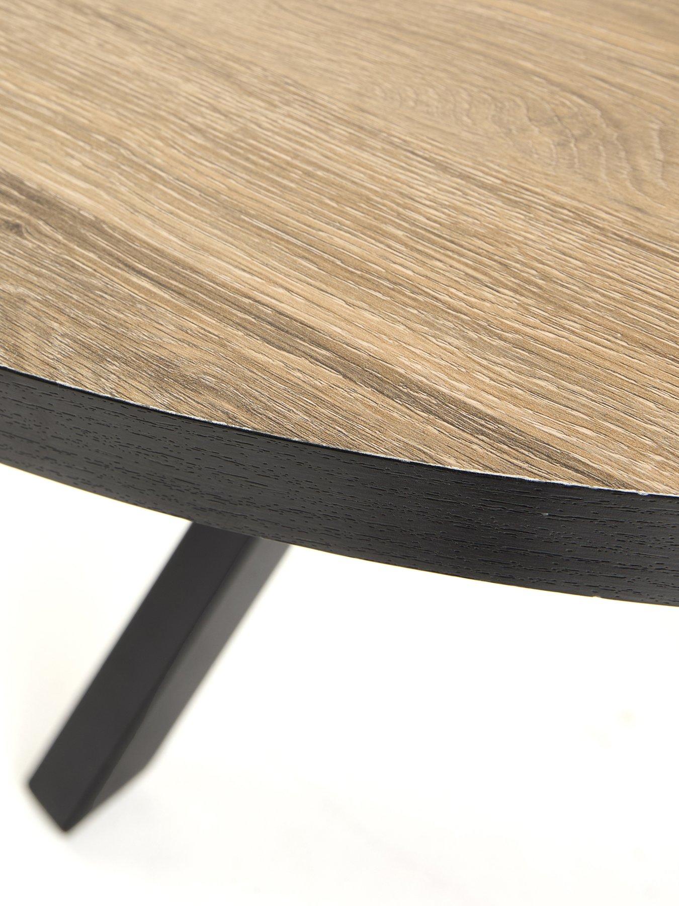 Image 6 of 7 of The Very Collection Oslo 120cm Round Dining Table &amp; 4 Marlow Chairs - FSC&reg; Certified