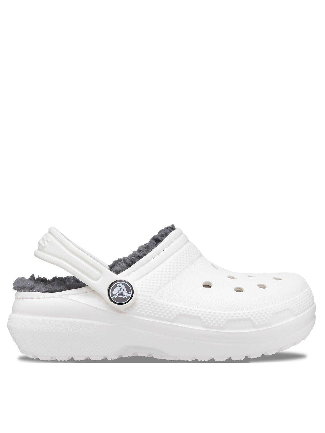 Image 1 of 5 of Crocs Junior/Youth Classic Lined Clogs - White