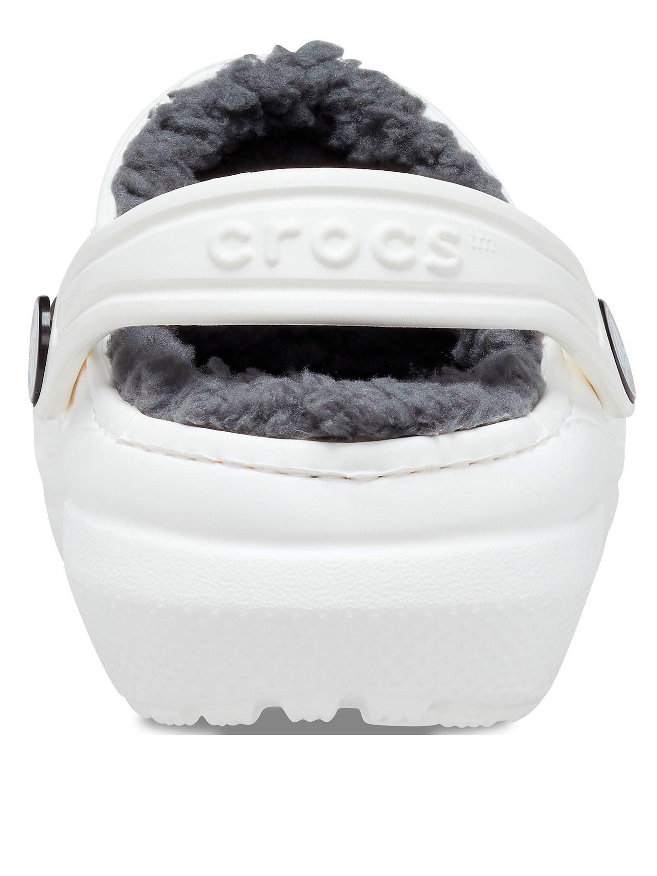 Image 3 of 5 of Crocs Junior/Youth Classic Lined Clogs - White