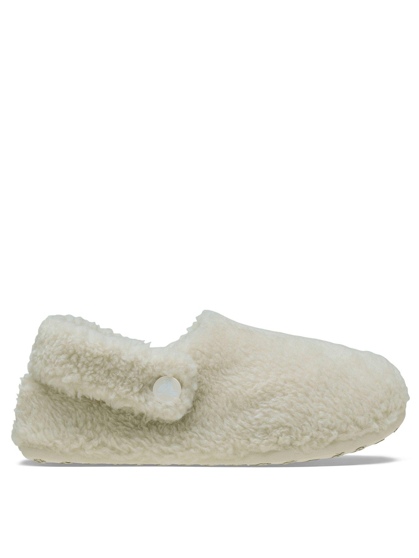 Crocs Junior/Youth Classic Cozzzy Slippers - Beige
