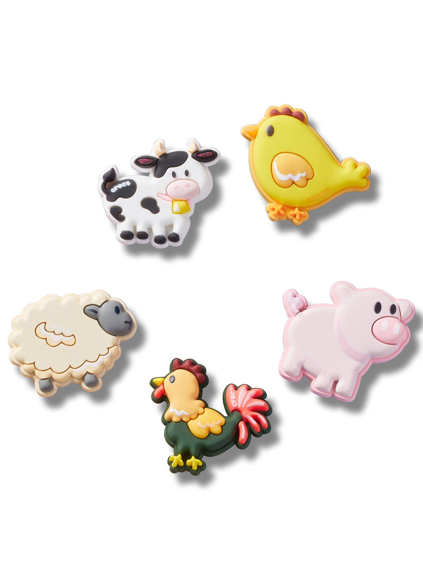 Image 2 of 4 of Crocs 5 Pack Farm Friend Animals Jibbitz - Multi