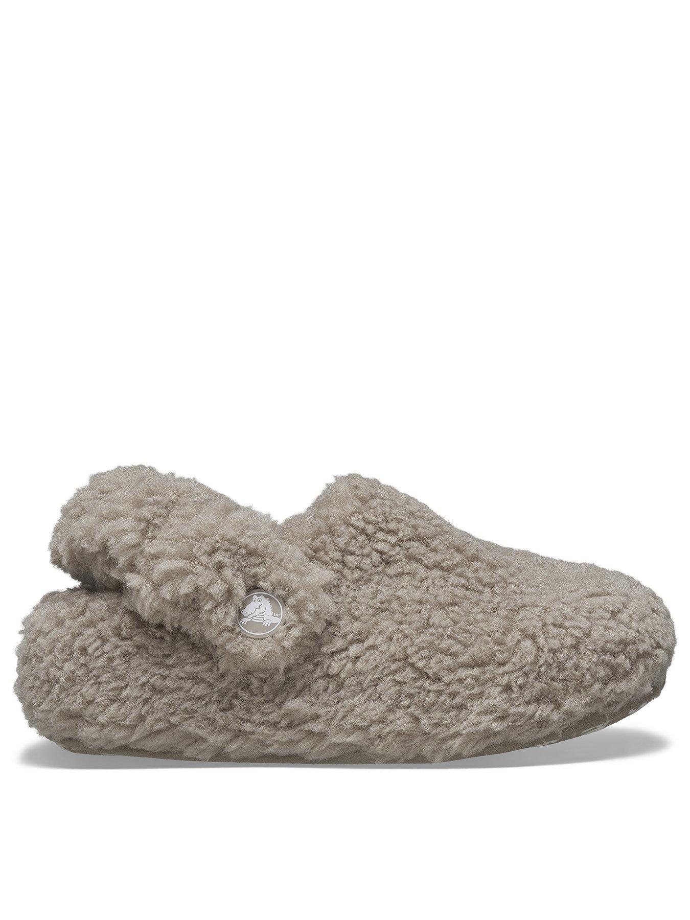Crocs Infant / Junior Classic Cozzzy Slippers - Grey