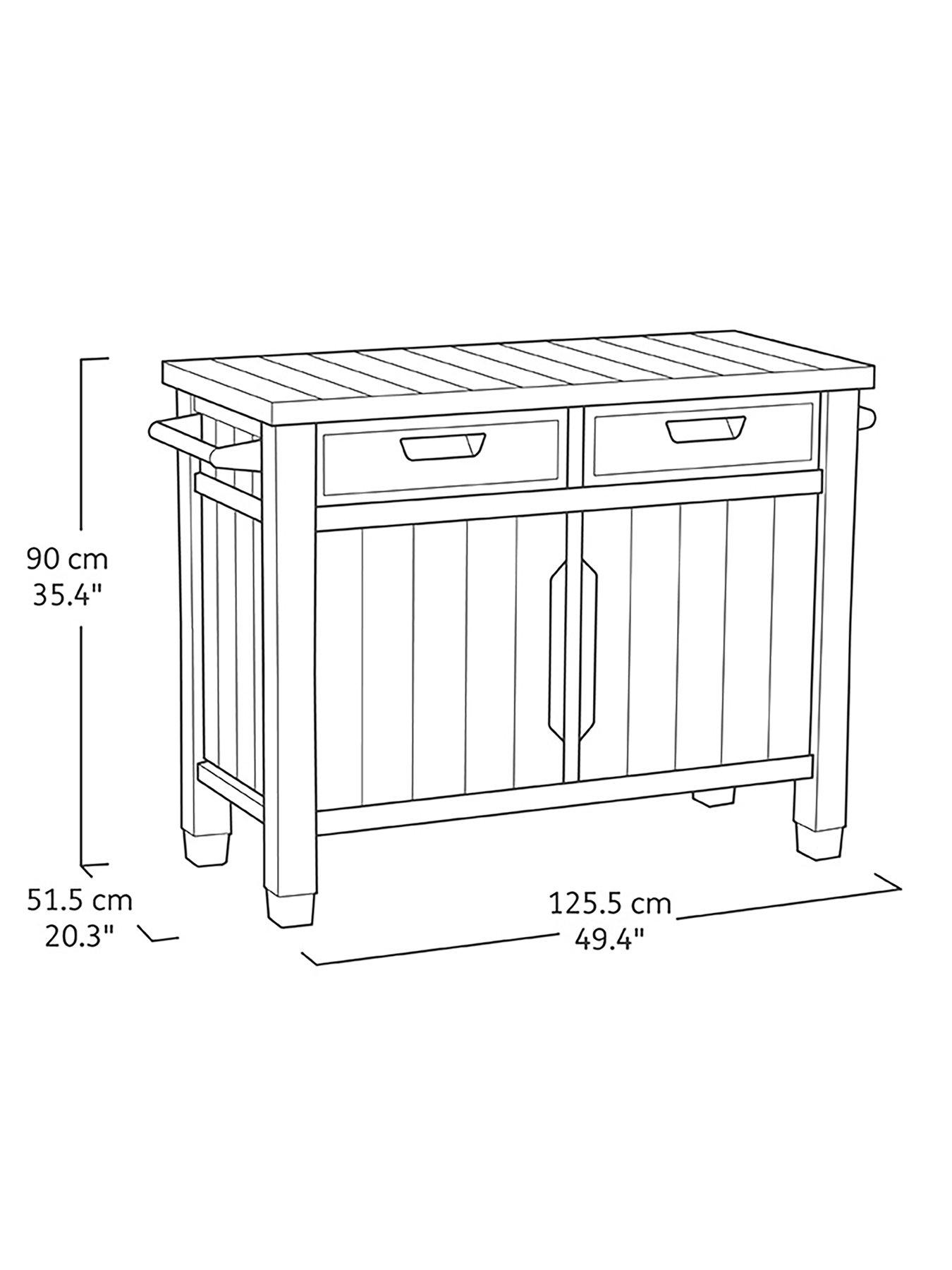 Image 7 of 7 of Keter Unity BBQ table & Storage