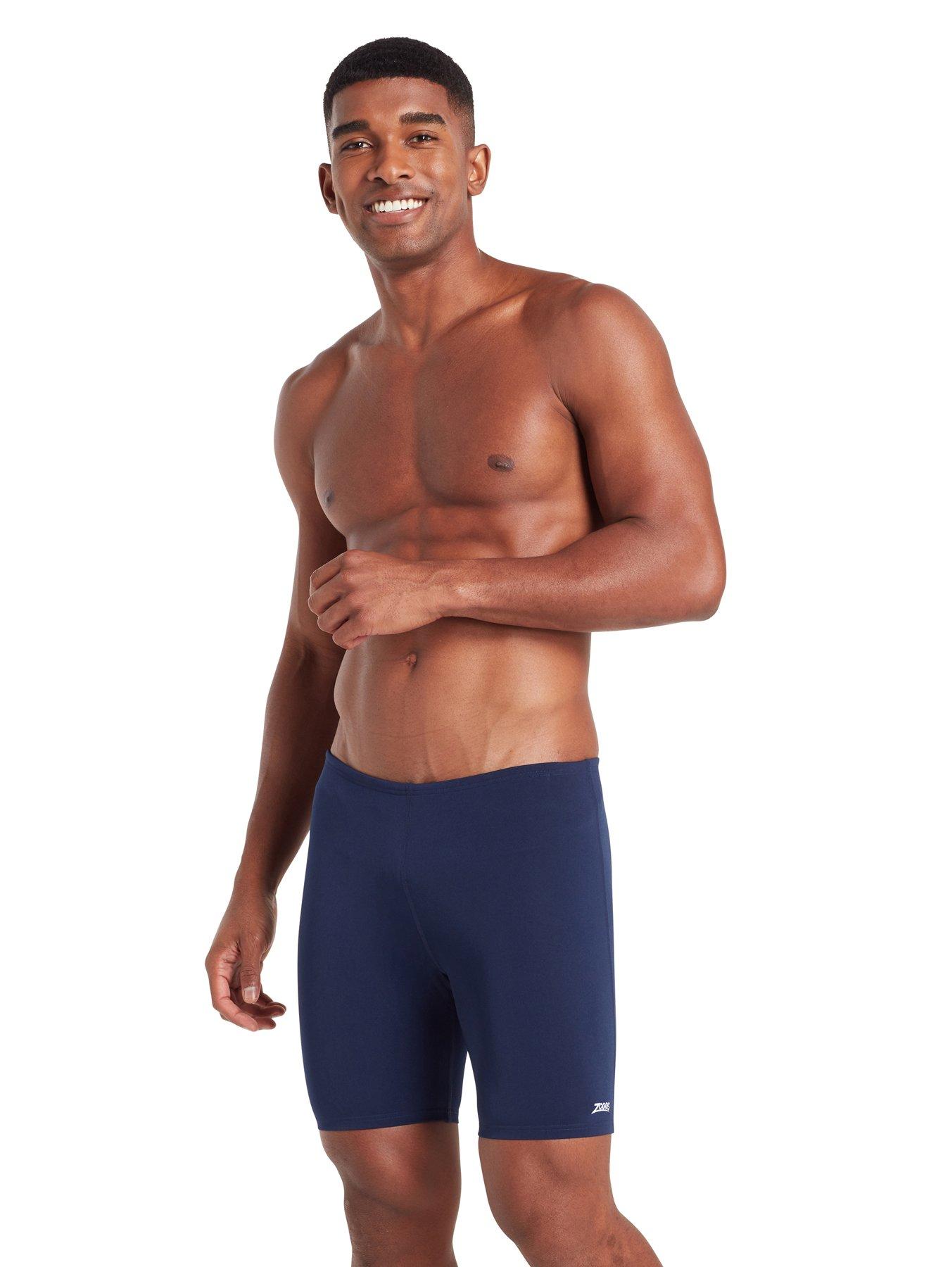 Zoggs Men's Cottesloe Mid Jammer, Navy, Size 34, Men