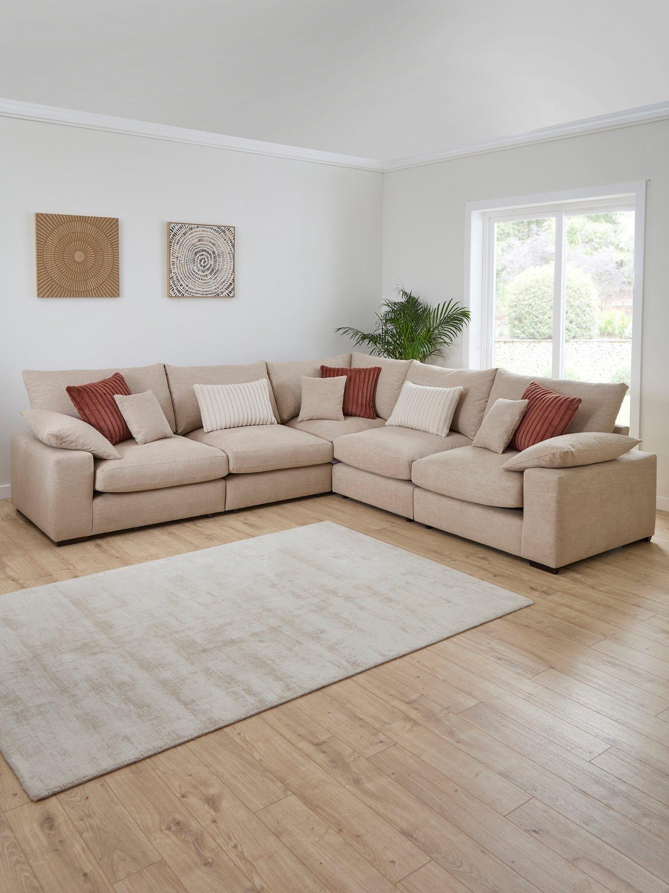 Very Home Aston Double Arm Modular Corner Group - Made to Order in the UK