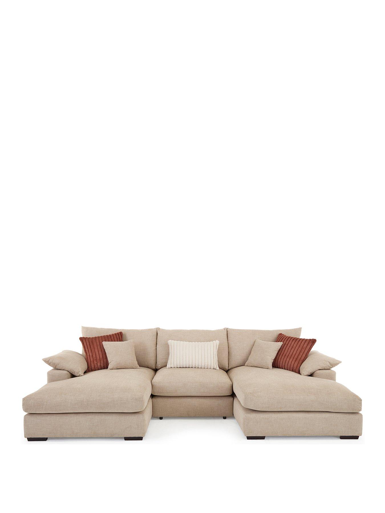 Image 2 of 6 of The Very Collection Aston U-shape Fabric&nbsp;Modular Sofa&nbsp;- Made to Order in the UK