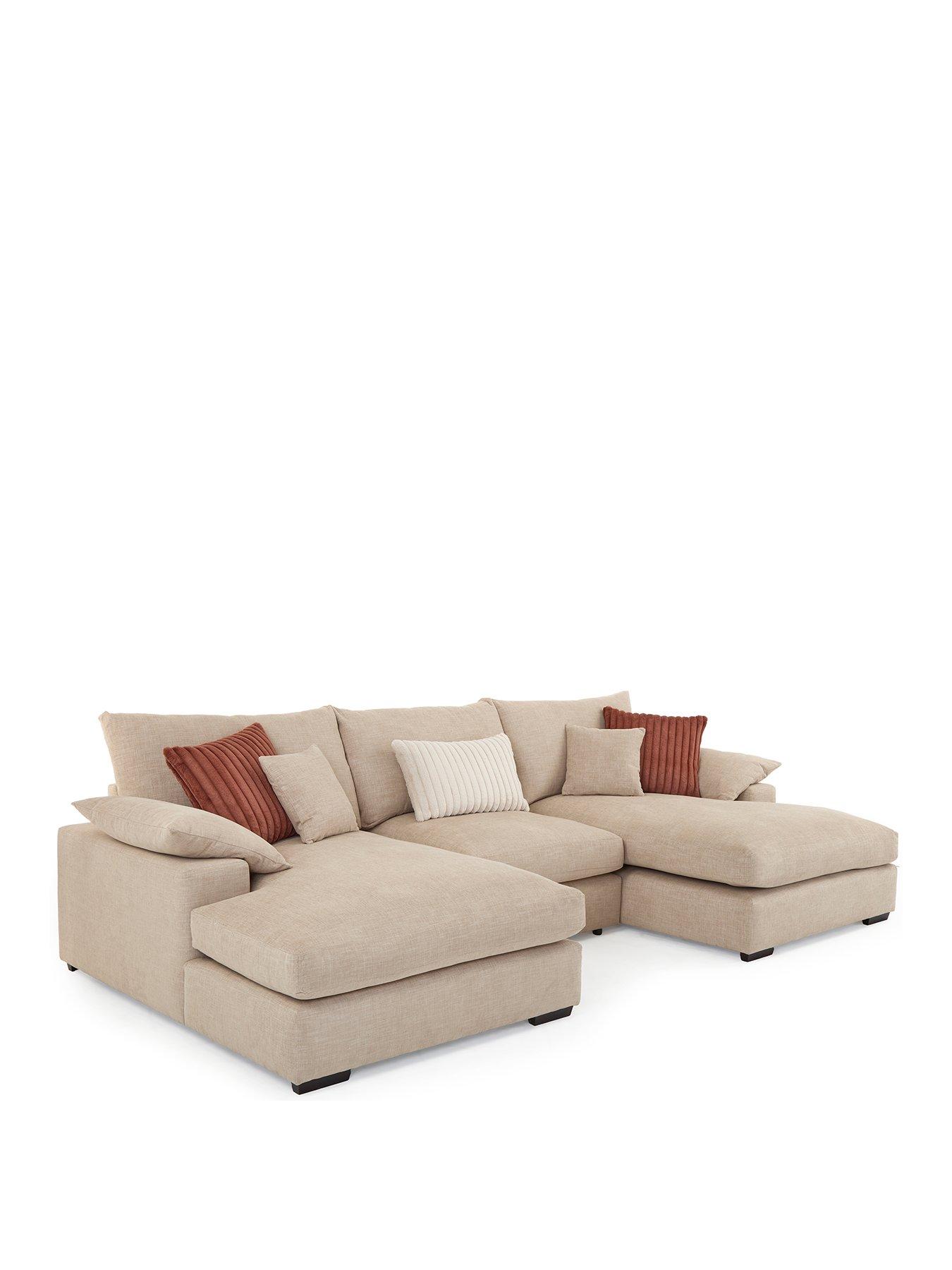 Image 3 of 6 of The Very Collection Aston U-shape Fabric&nbsp;Modular Sofa&nbsp;- Made to Order in the UK