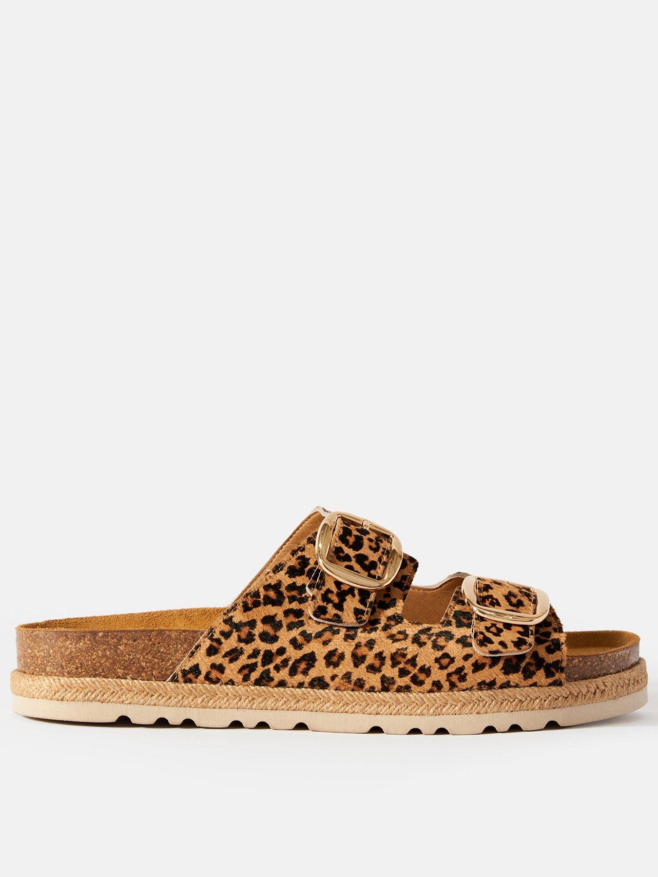 undefined Holly Leopard Sliders