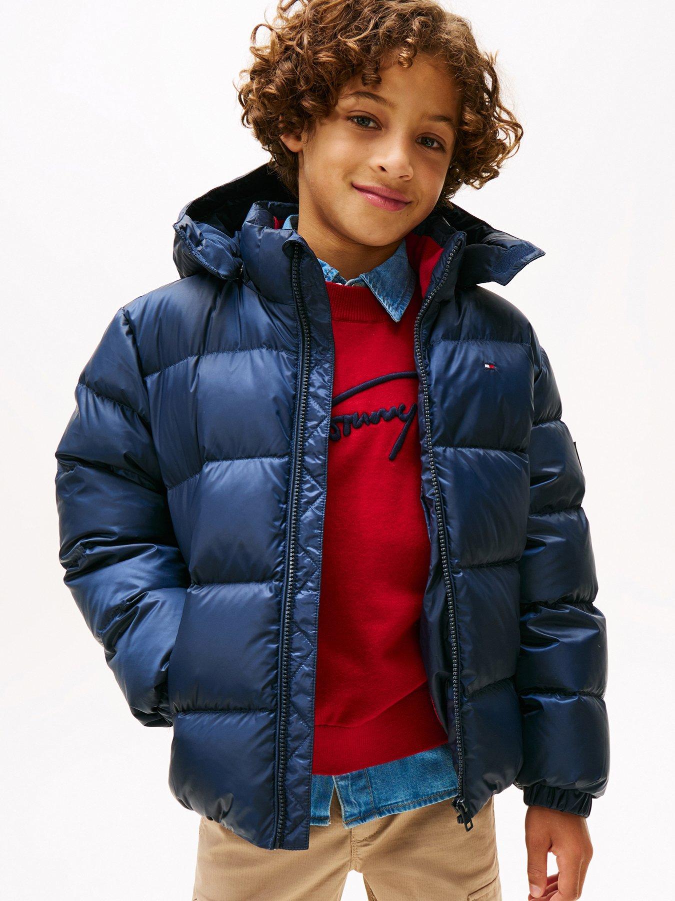 Image 1 of 4 of Tommy Hilfiger Boys Essential Down Jacket - Night Navy