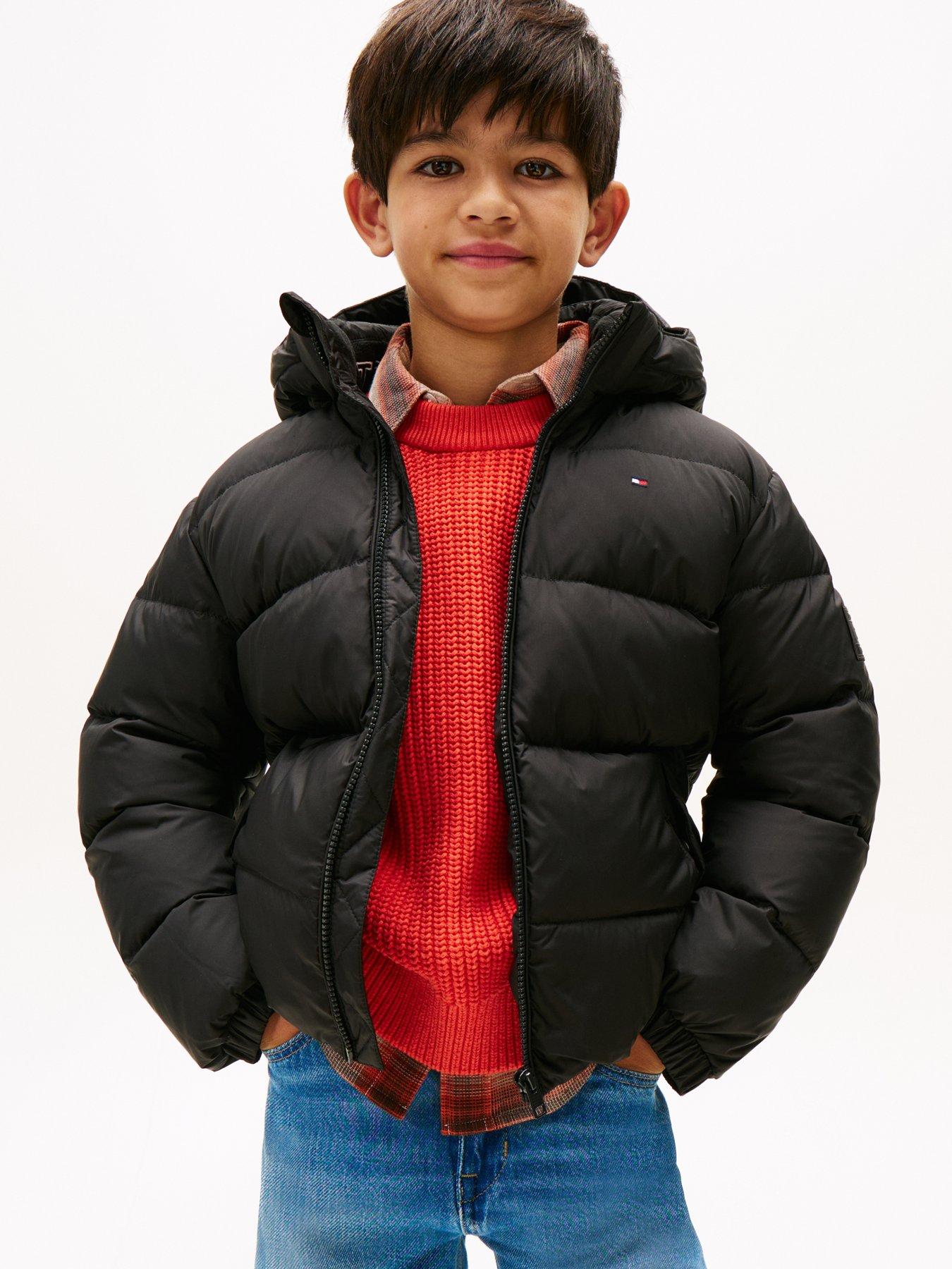 Tommy Hilfiger Boys Essential Down Jacket - Black