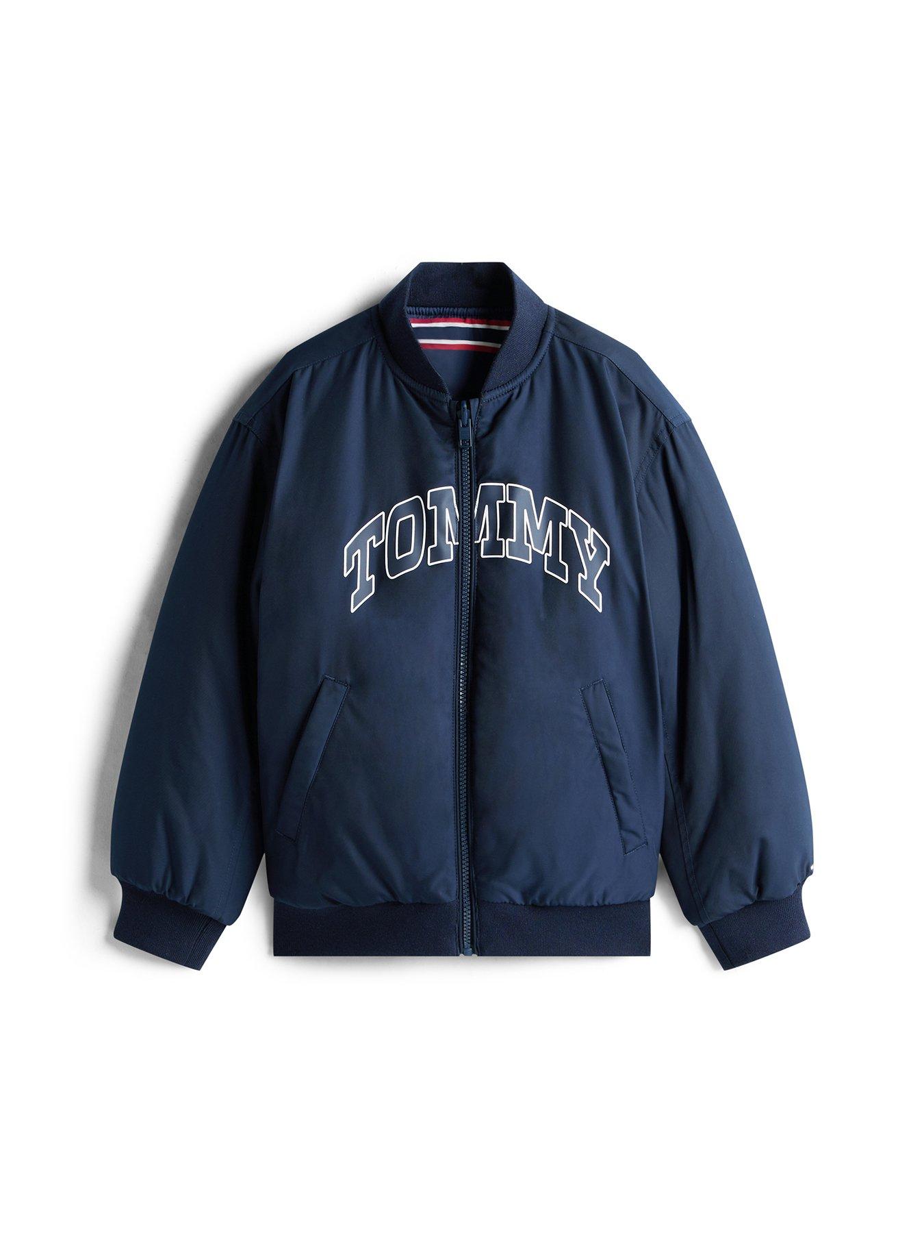 Image 5 of 5 of Tommy Hilfiger Boys Varsity Reversible Bomber - Night Navy