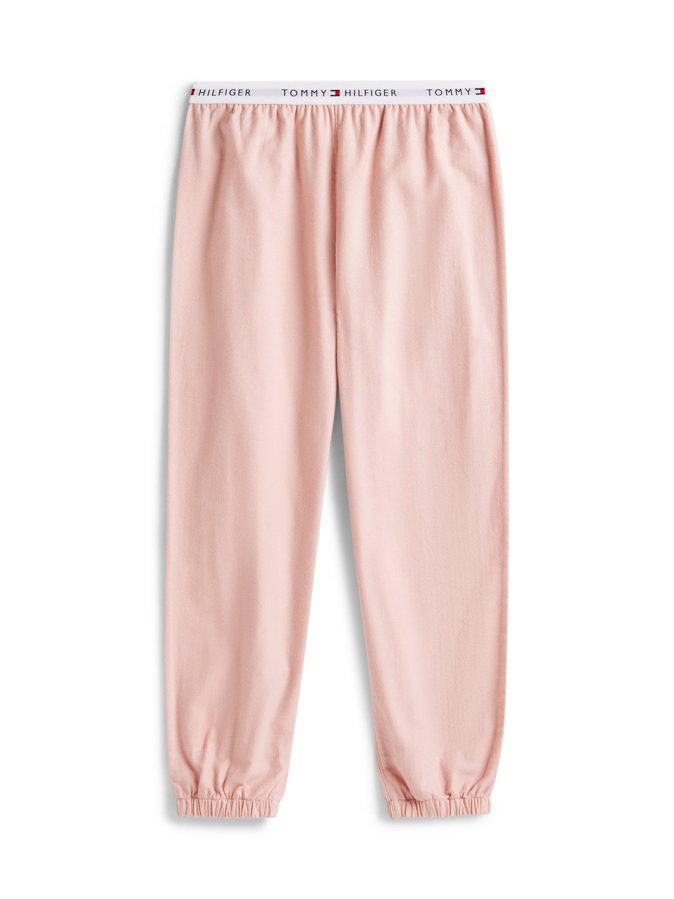 Image 5 of 5 of Tommy Hilfiger Girls Long Sleeve Cuffed Pyjama Set - Pink