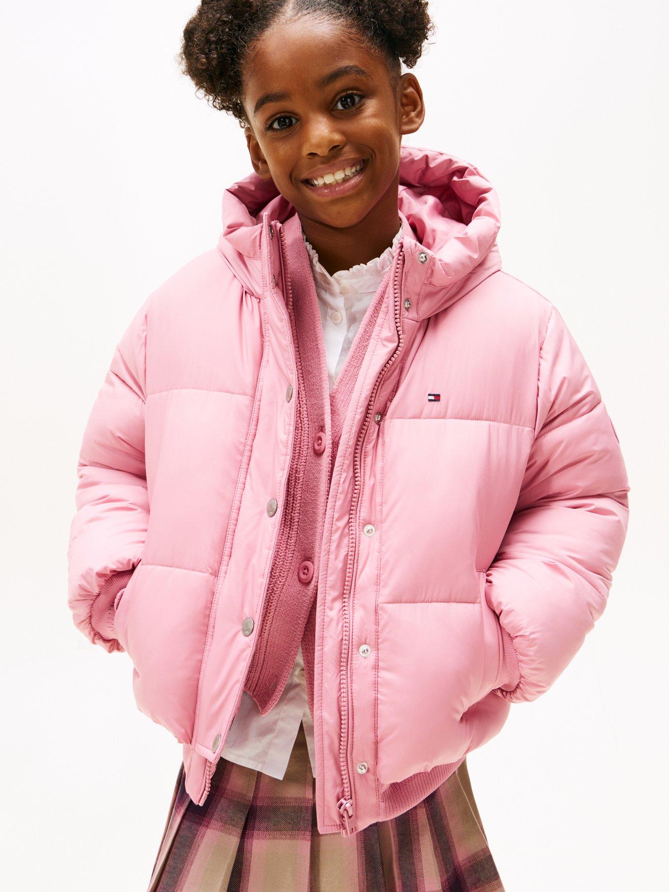 Pink Tommy Hilfiger Reversible Leather Jacket Tommy Hilfiger