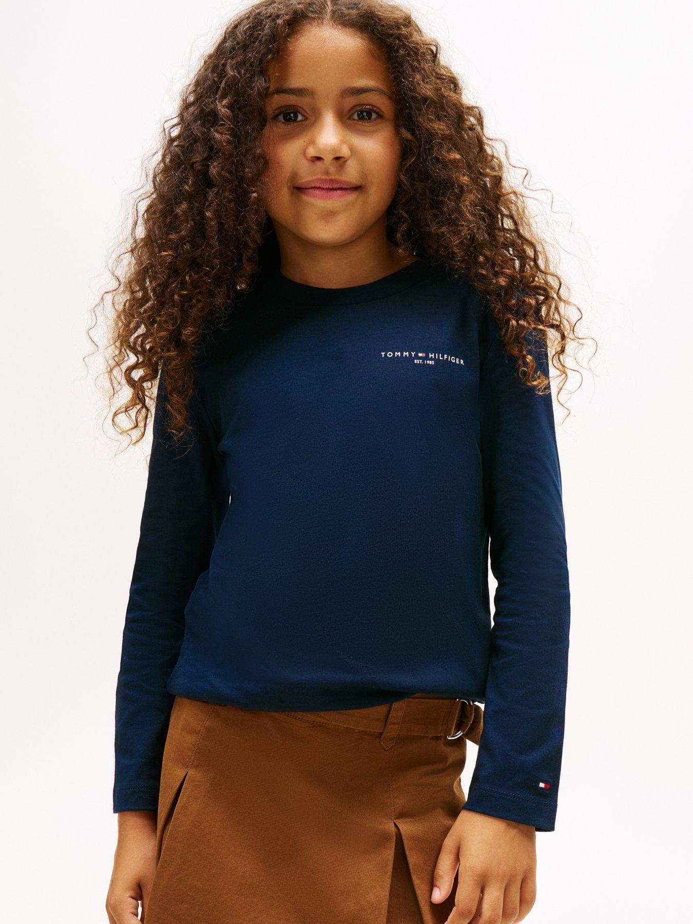 Tommy Hilfiger Kids Mini Corp Long Sleeve T-Shirt - Night Navy